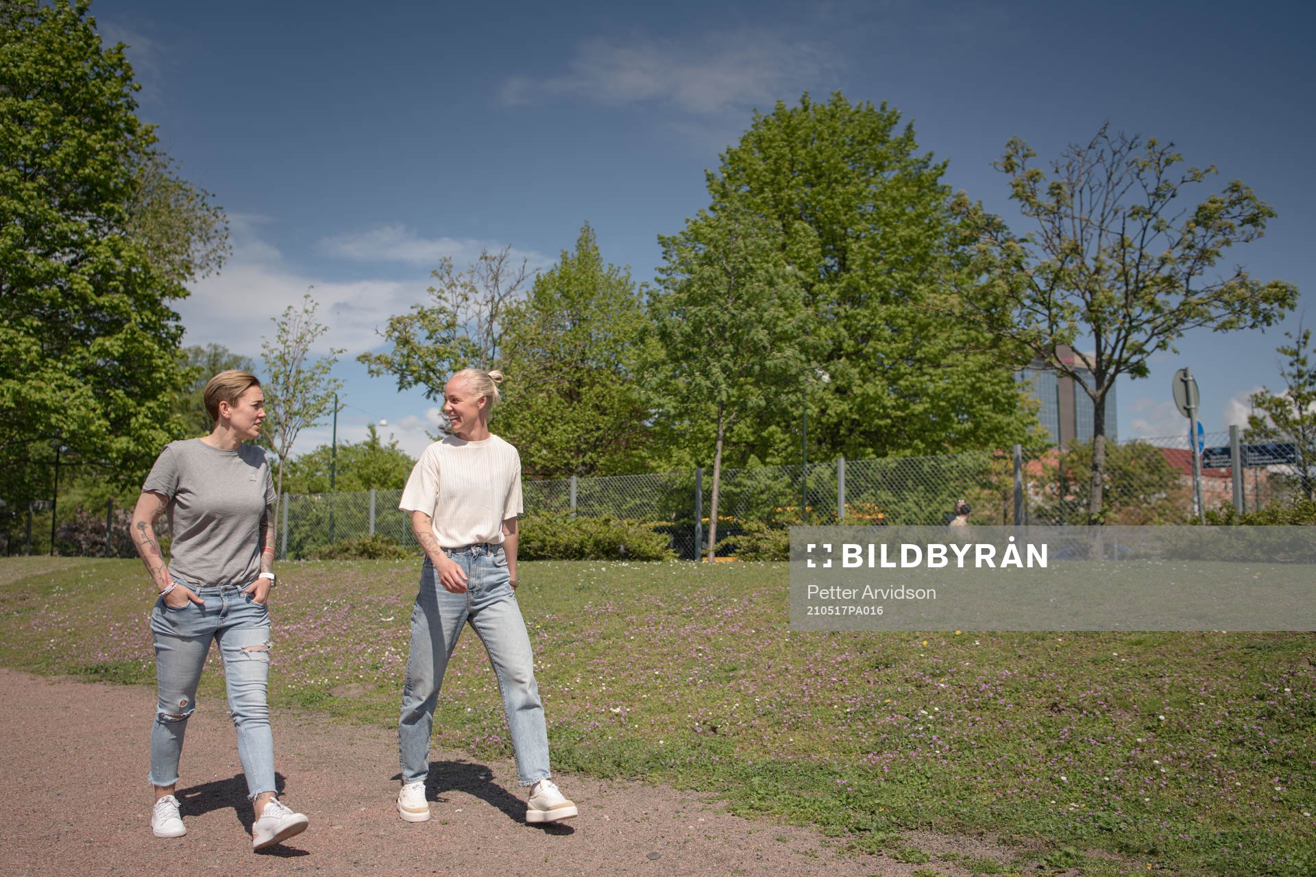 FC Rosengårds Caroline Seger och Therese Sjögran