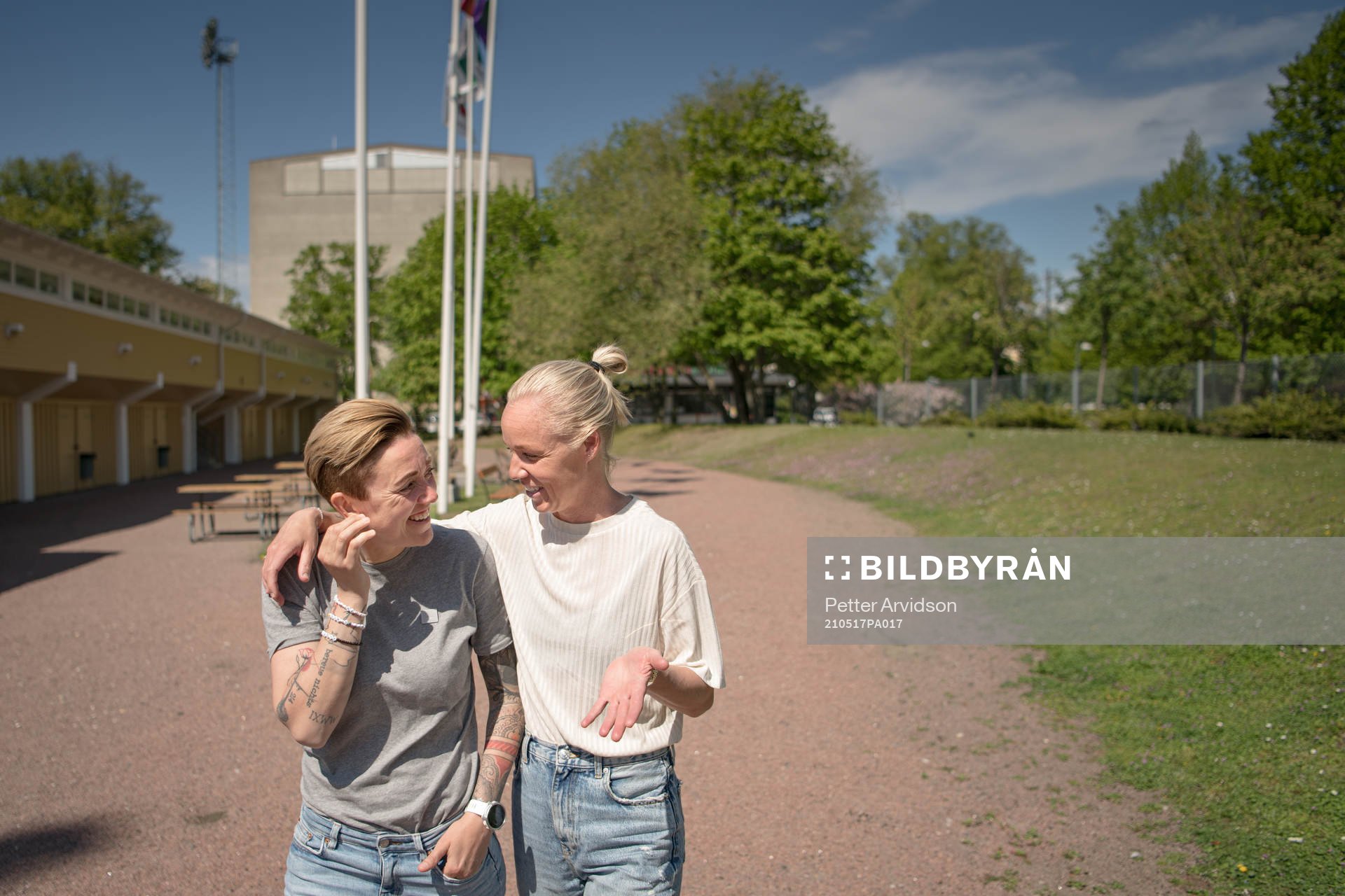 FC Rosengårds Caroline Seger och Therese Sjögran