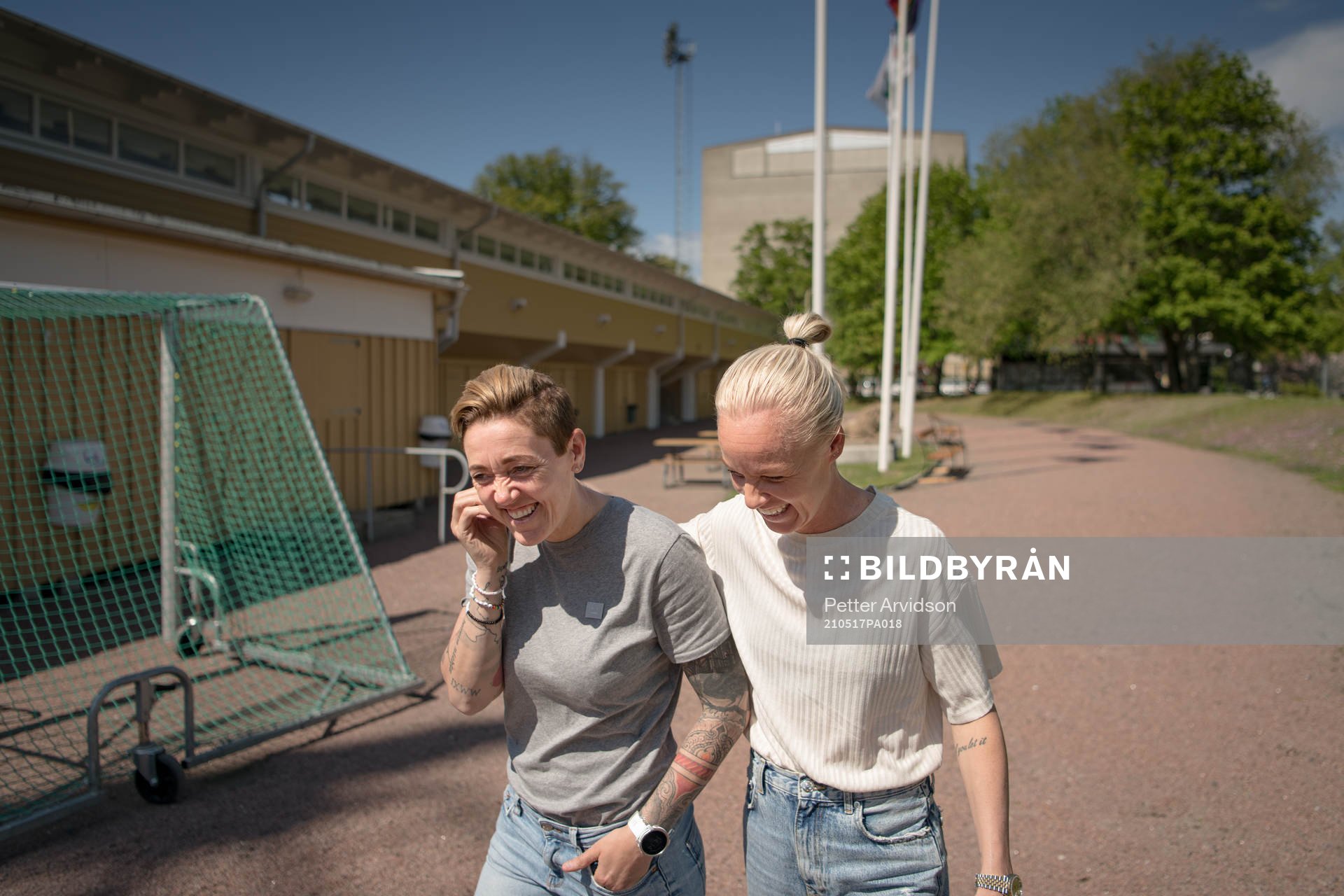 FC Rosengårds Caroline Seger och Therese Sjögran