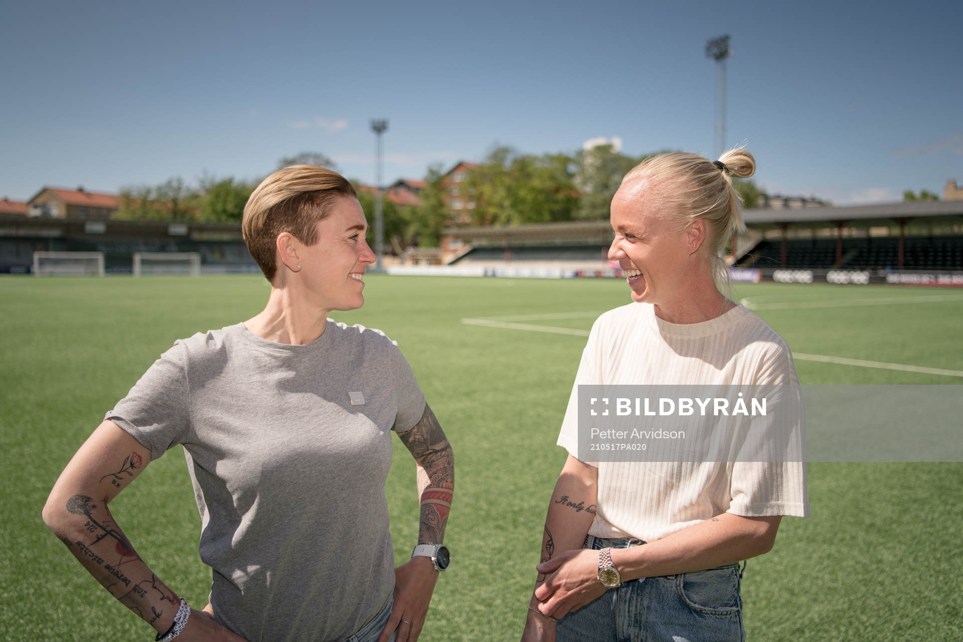FC Rosengårds Caroline Seger och Therese Sjögran