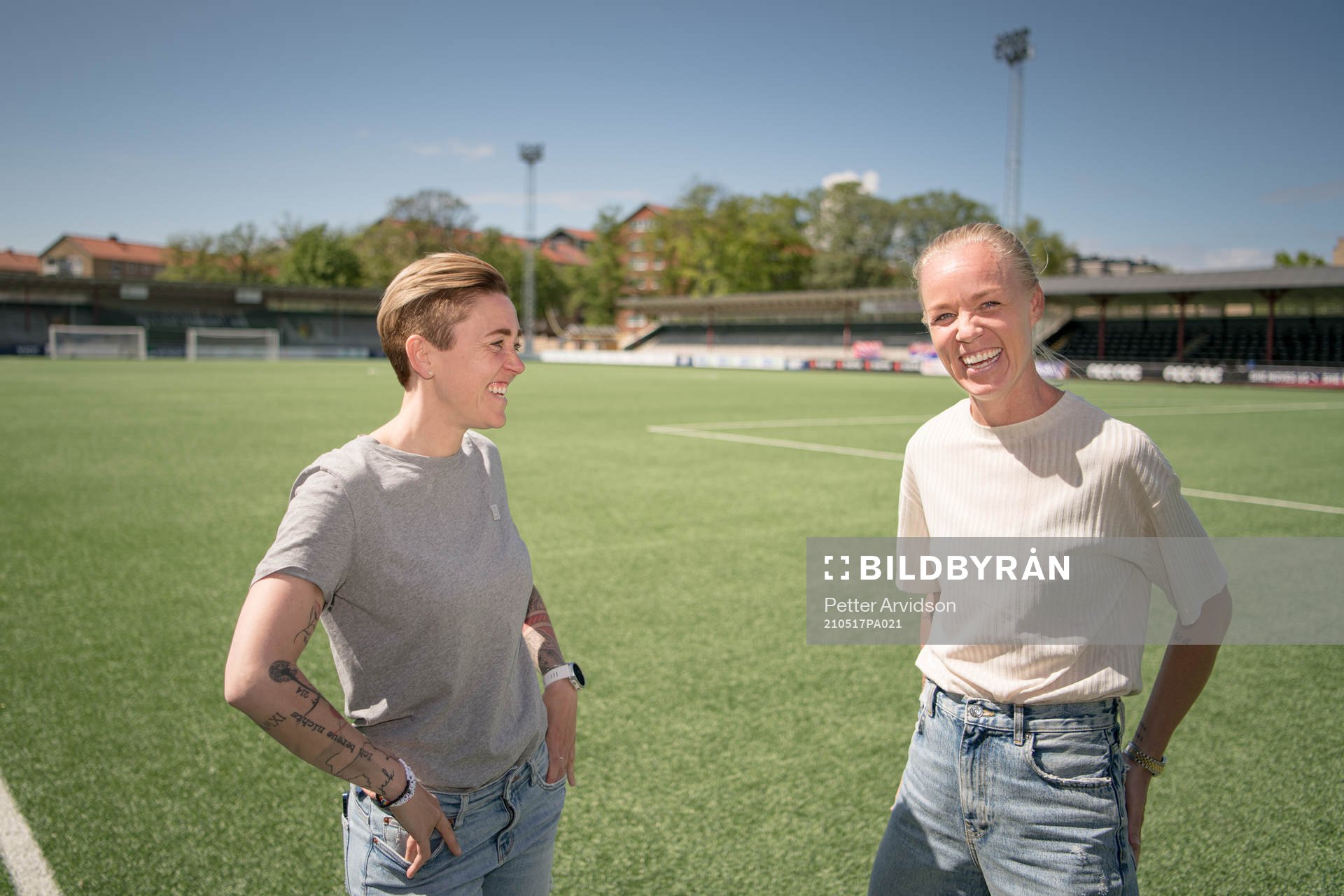 FC Rosengårds Caroline Seger och Therese Sjögran