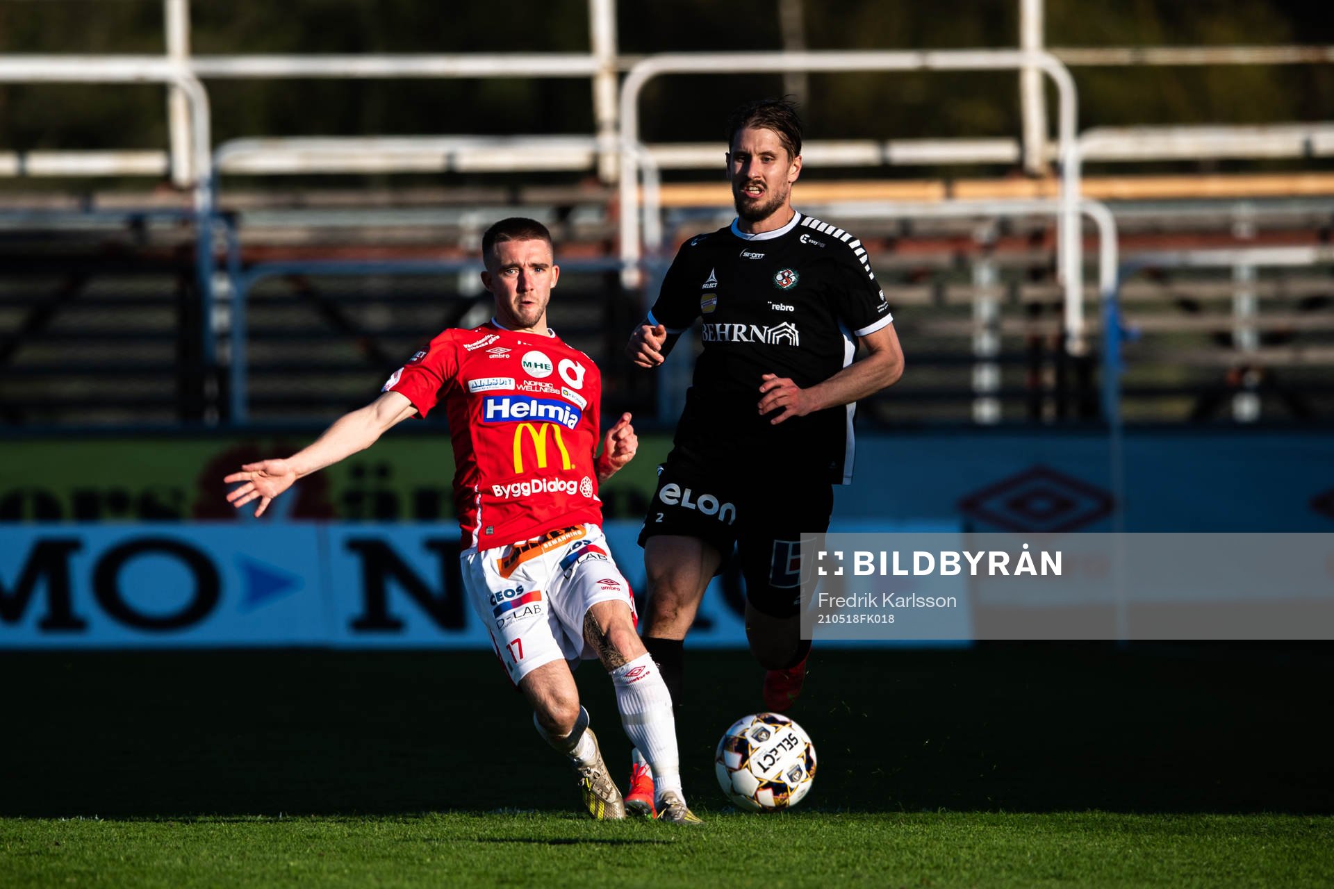 Degerfors Anton Kralj och Örebros Daniel Björnkvist