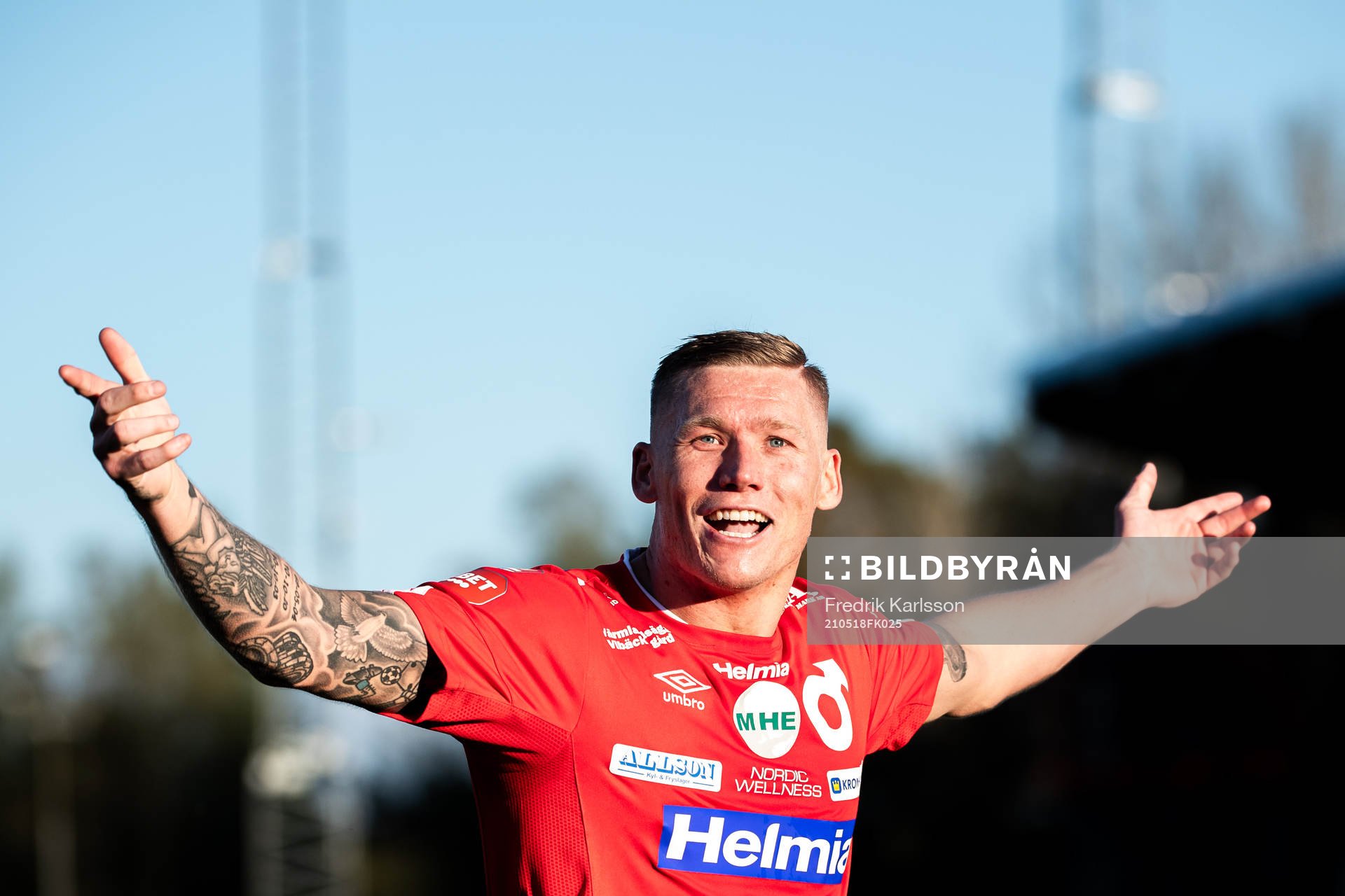 Degerfors Victor Edvardsen jublar