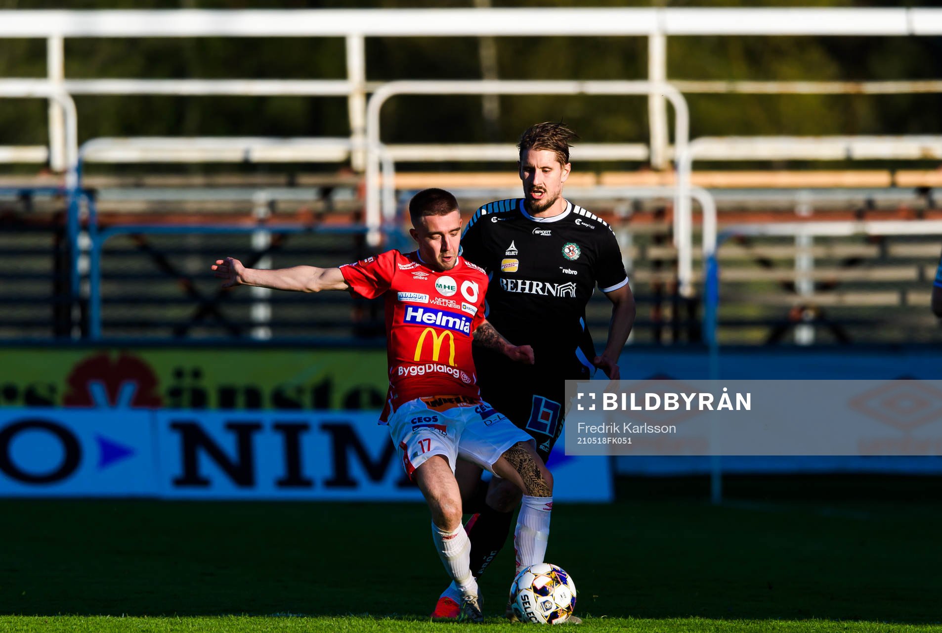 Degerfors Anton Kralj och Örebros Daniel Björnkvist