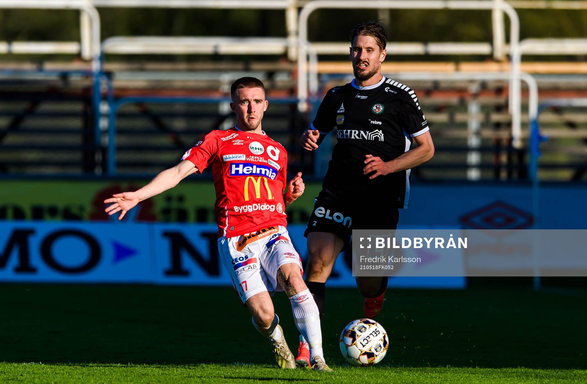 Degerfors Anton Kralj och Örebros Daniel Björnkvist
