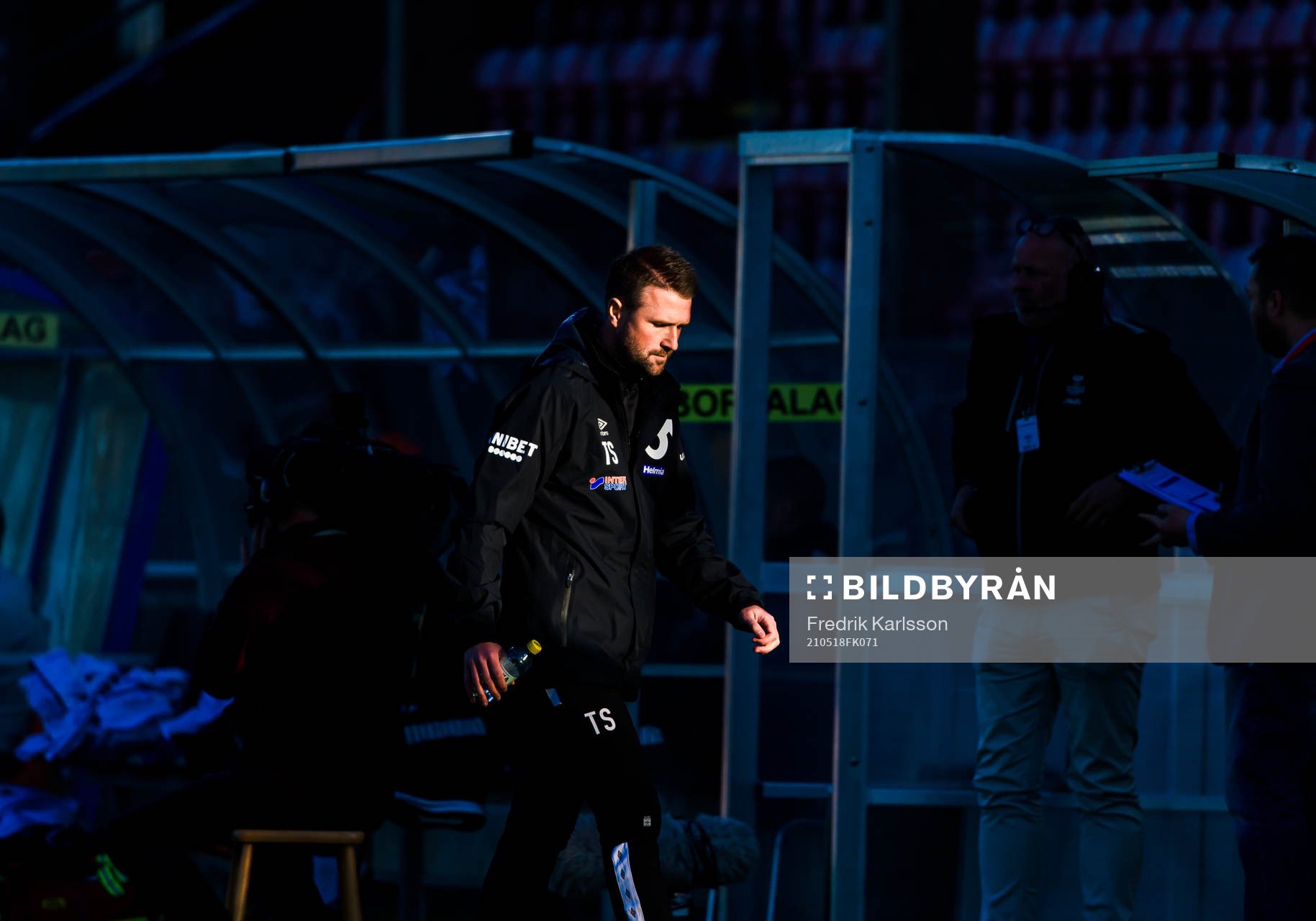Degerfors tränare Tobias Solberg