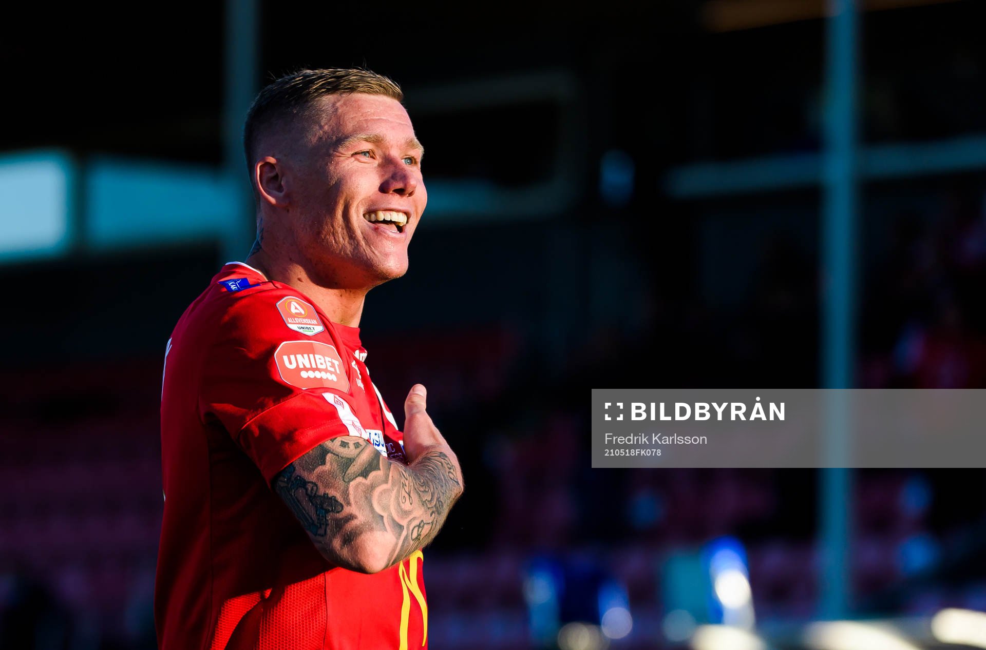 Degerfors Victor Edvardsen jublar