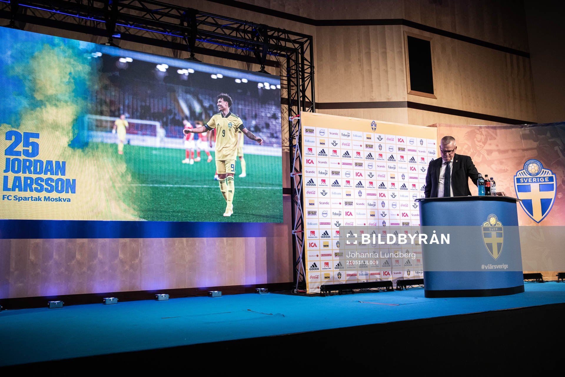 Head coach Janne Andersson of the Swedish national football