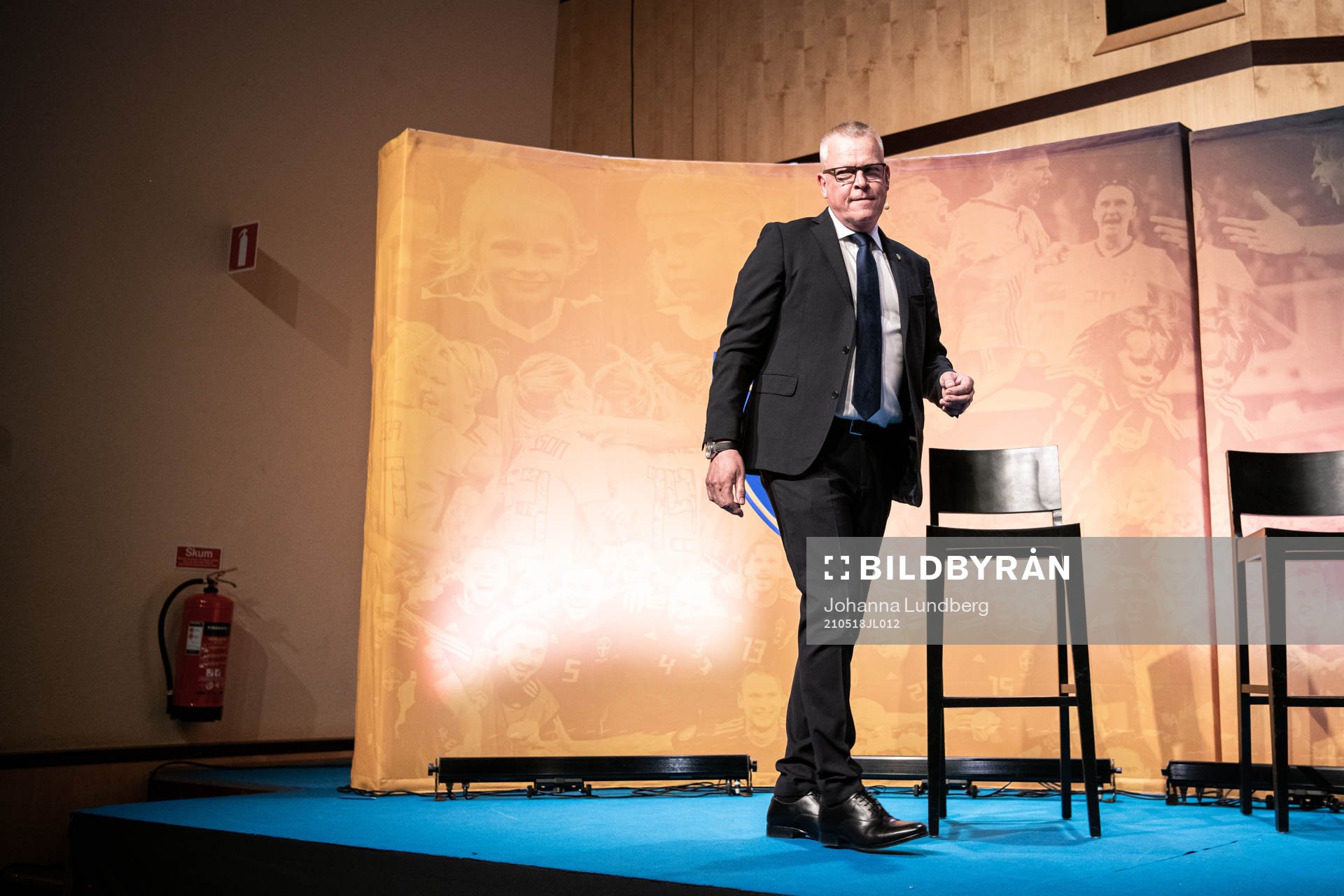 Head coach Janne Andersson of the Swedish national football