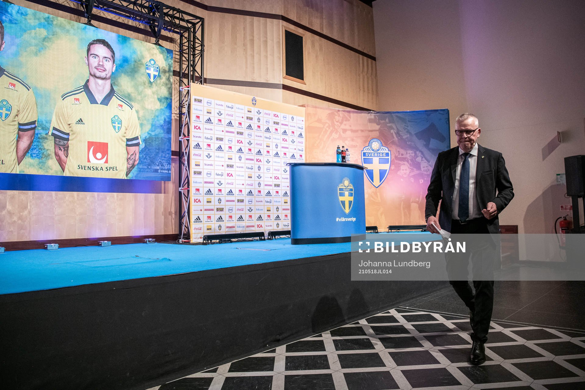 Head coach Janne Andersson of the Swedish national football