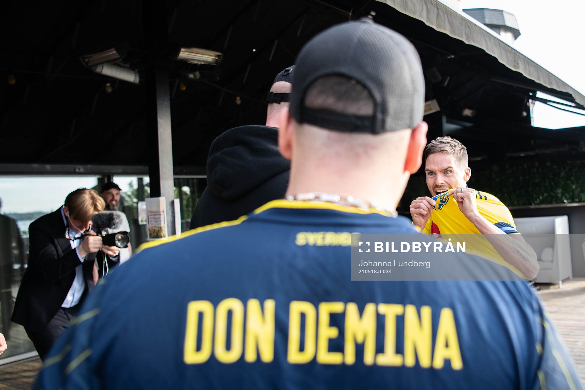 Artists Anis Don Demina and Mikael Lustig of the Swedish