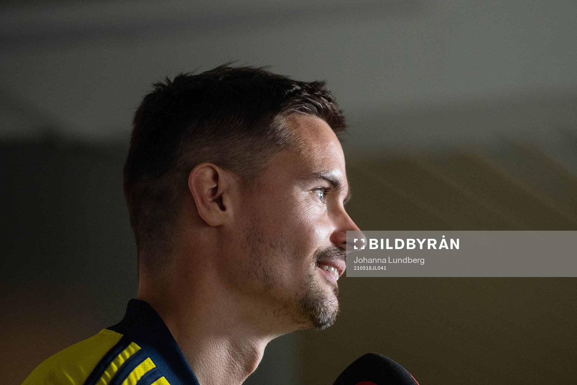 Mikael Lustig of the Swedish national football team