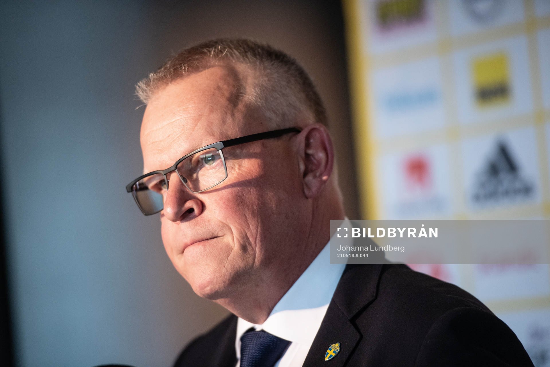 Head coach Janne Andersson of the Swedish national football