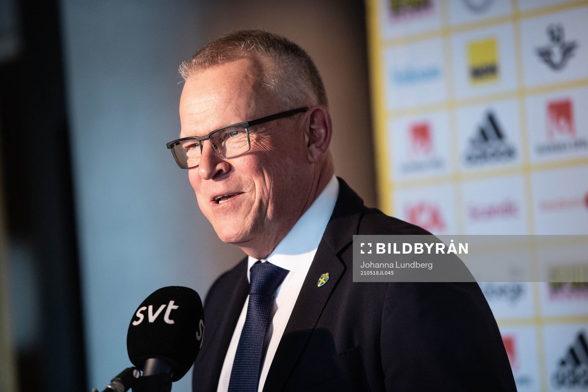 Head coach Janne Andersson of the Swedish national football