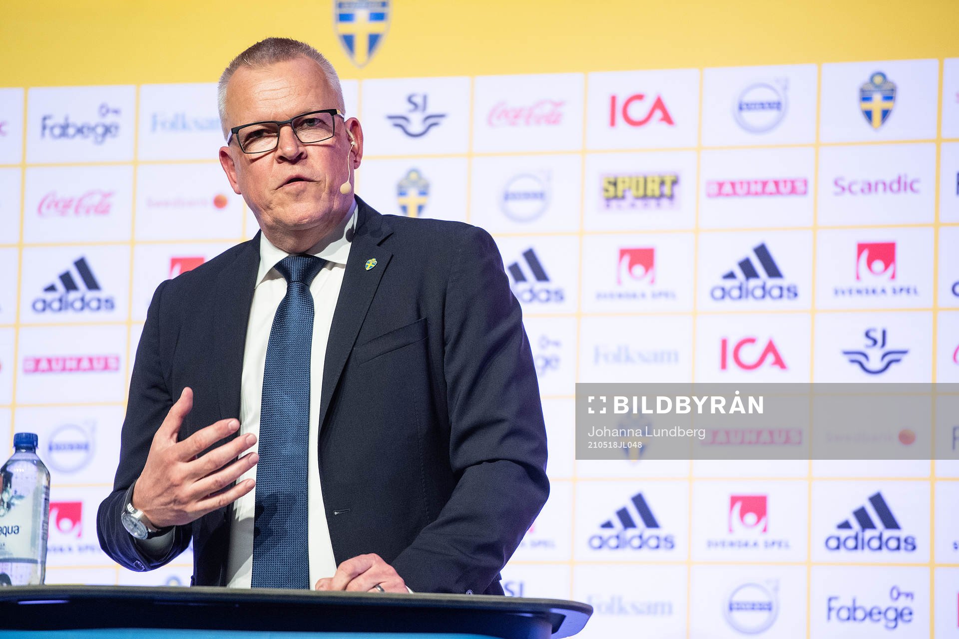 Head coach Janne Andersson of the Swedish national football