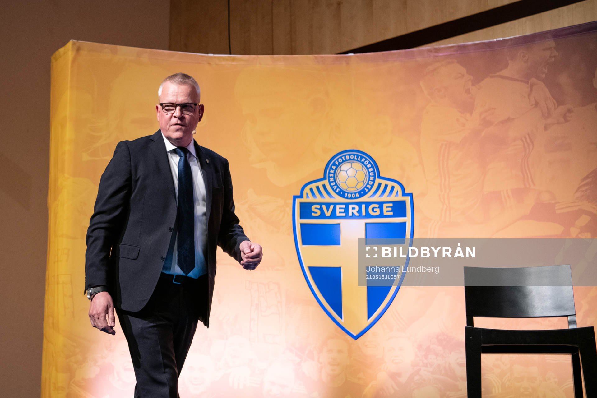 Head coach Janne Andersson of the Swedish national football