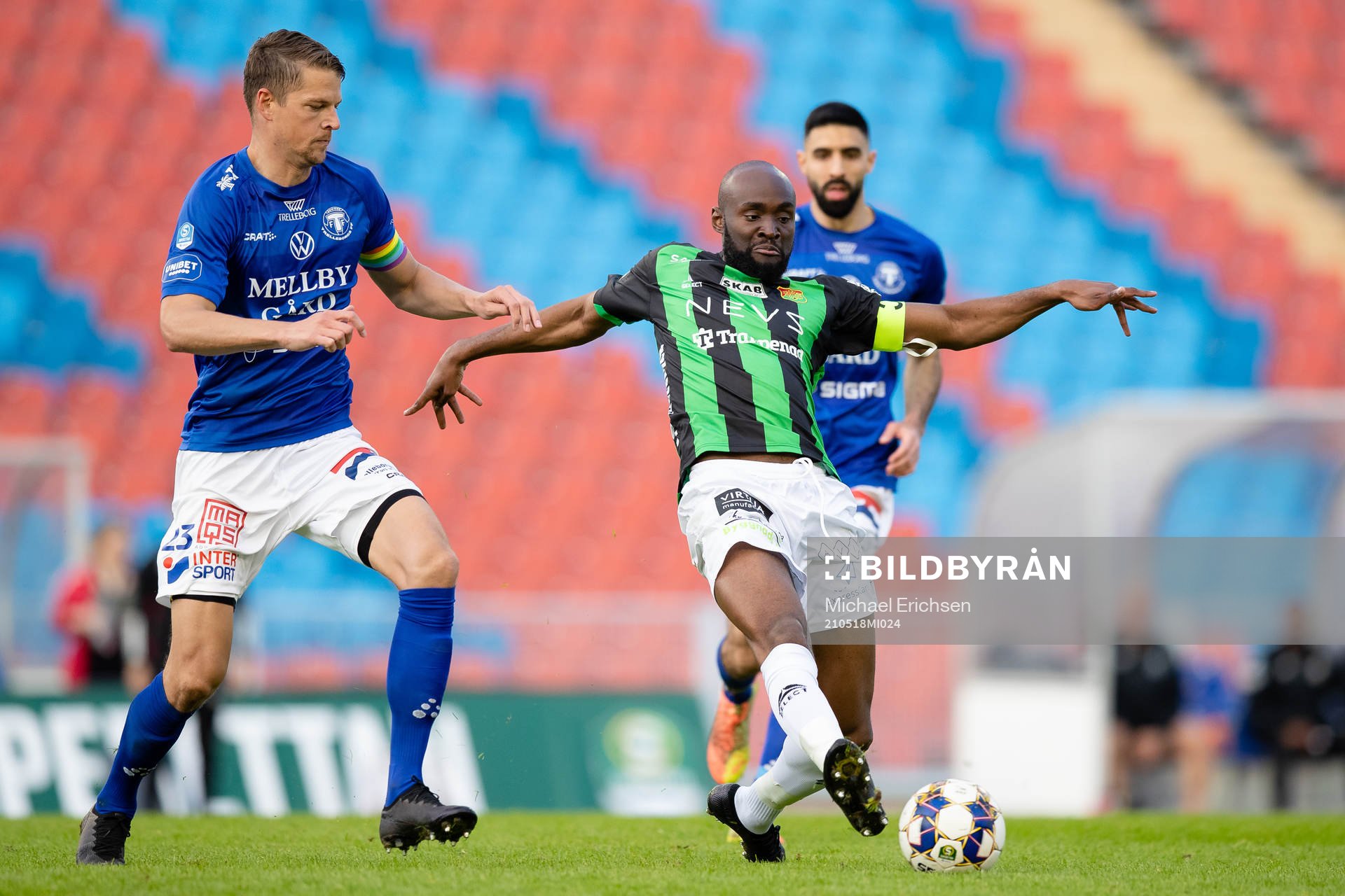 Trelleborgs Fredrik Liverstam och GAIS Boris Lumbana