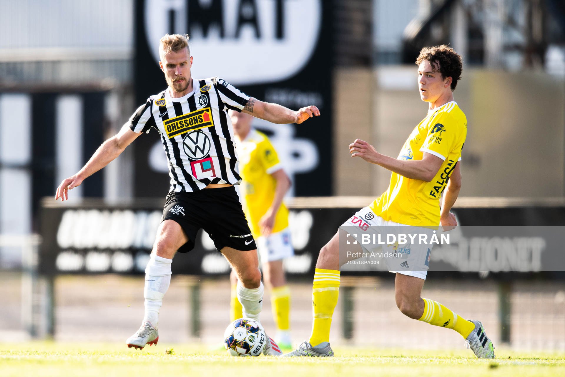 Landskronas Linus Olsson och Falkenbergs Kalle Björklund