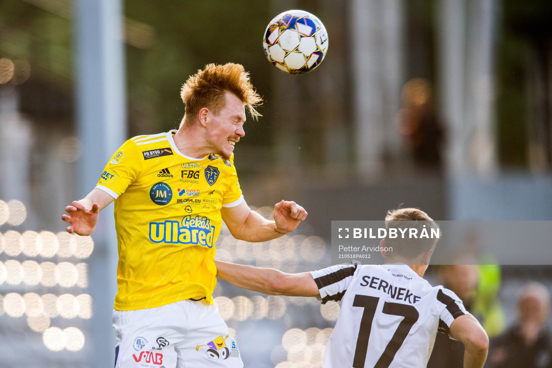 Falkenbergs Linus Borgström och Landskronas Oscar Petersson