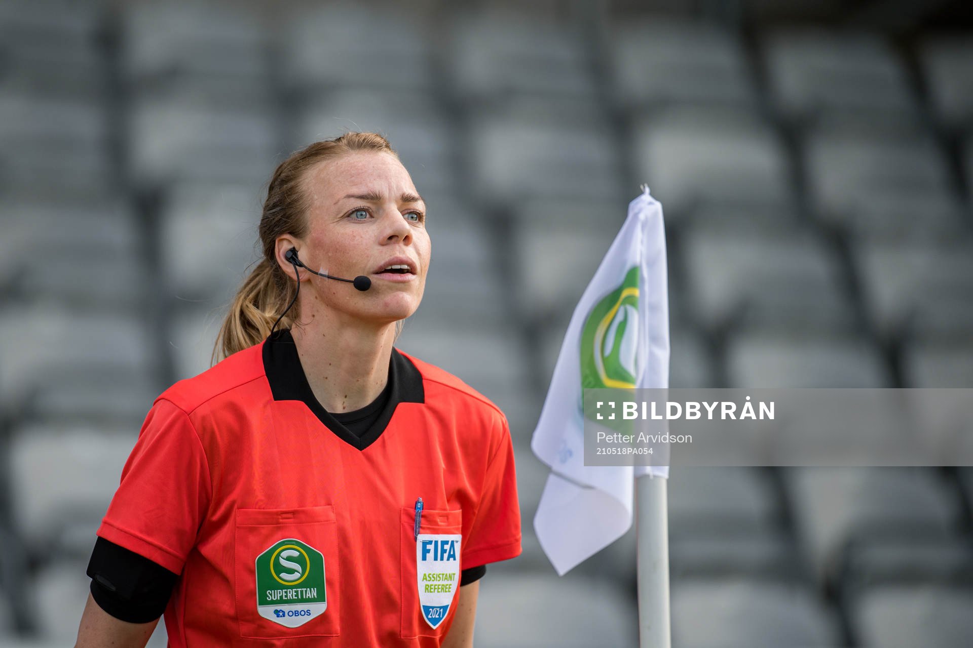 Linjedomare Julia Magnusson Sandkvist