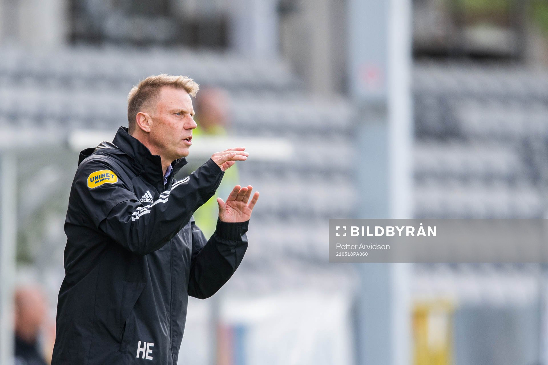 Falkenbergs tränare Hans Eklund