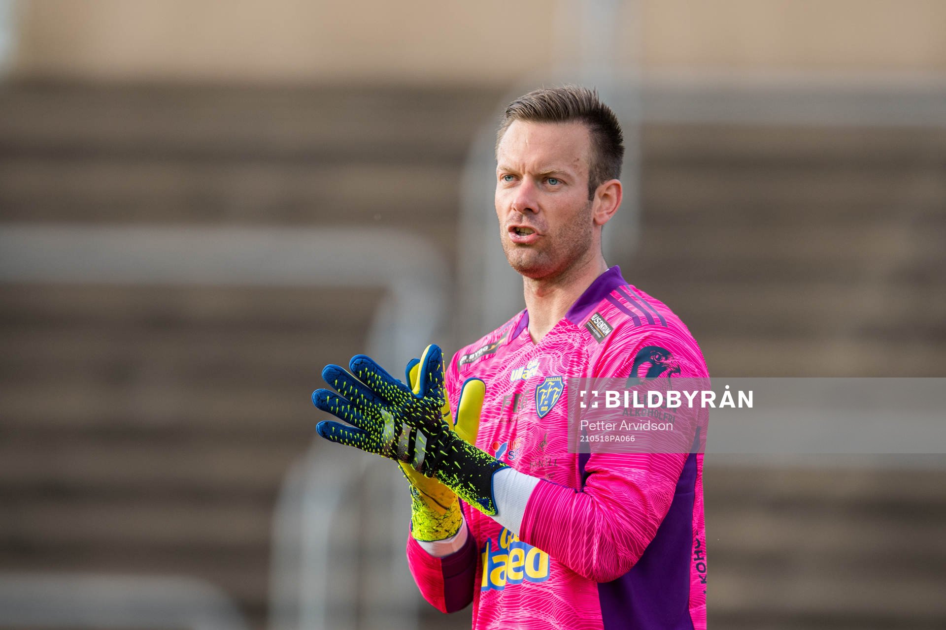 Falkenbergs målvakt Viktor Noring