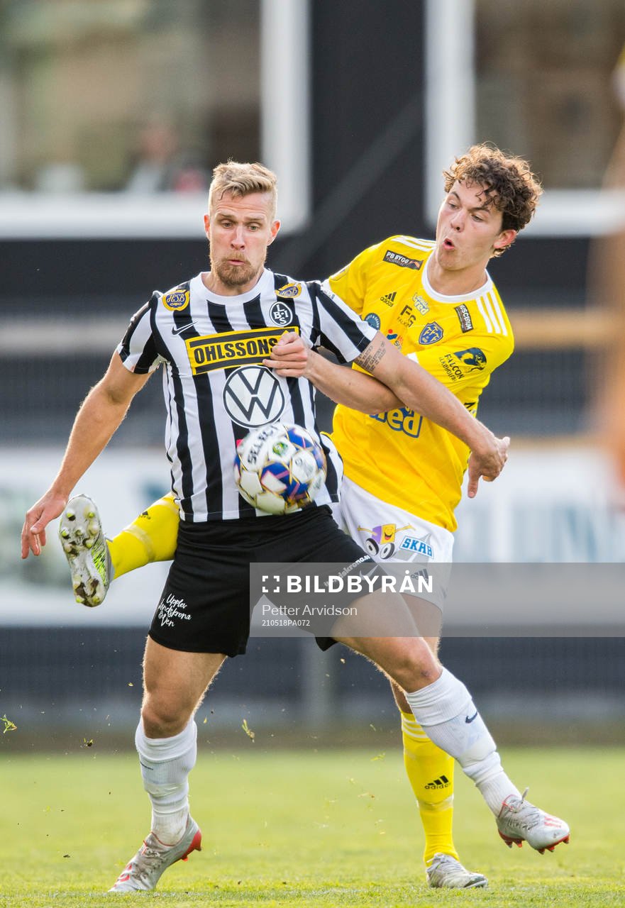 Landskronas Linus Olsson och Falkenbergs Kalle Björklund