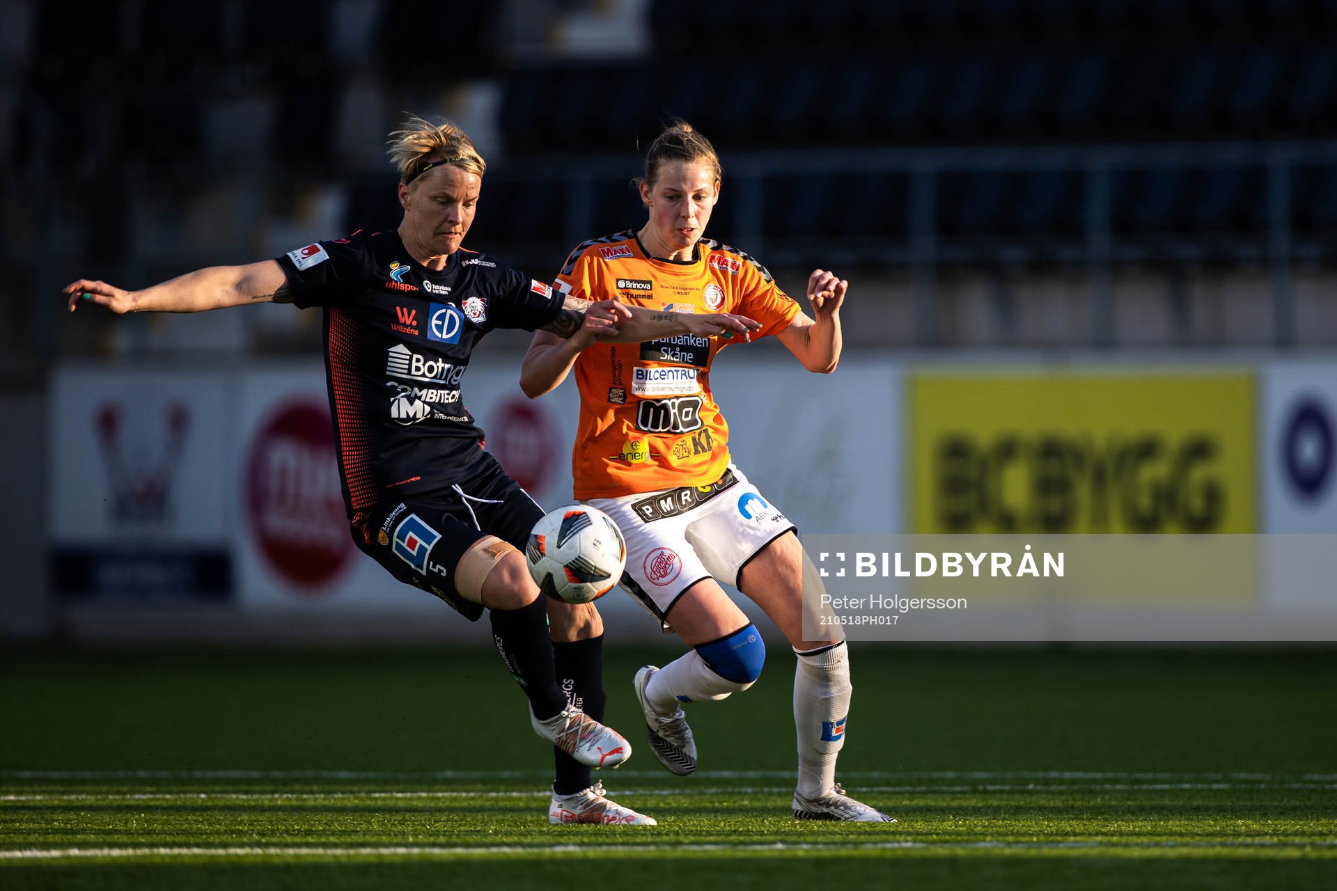 Linköpings Nilla Fischer och Kristianstads Amanda Edgren