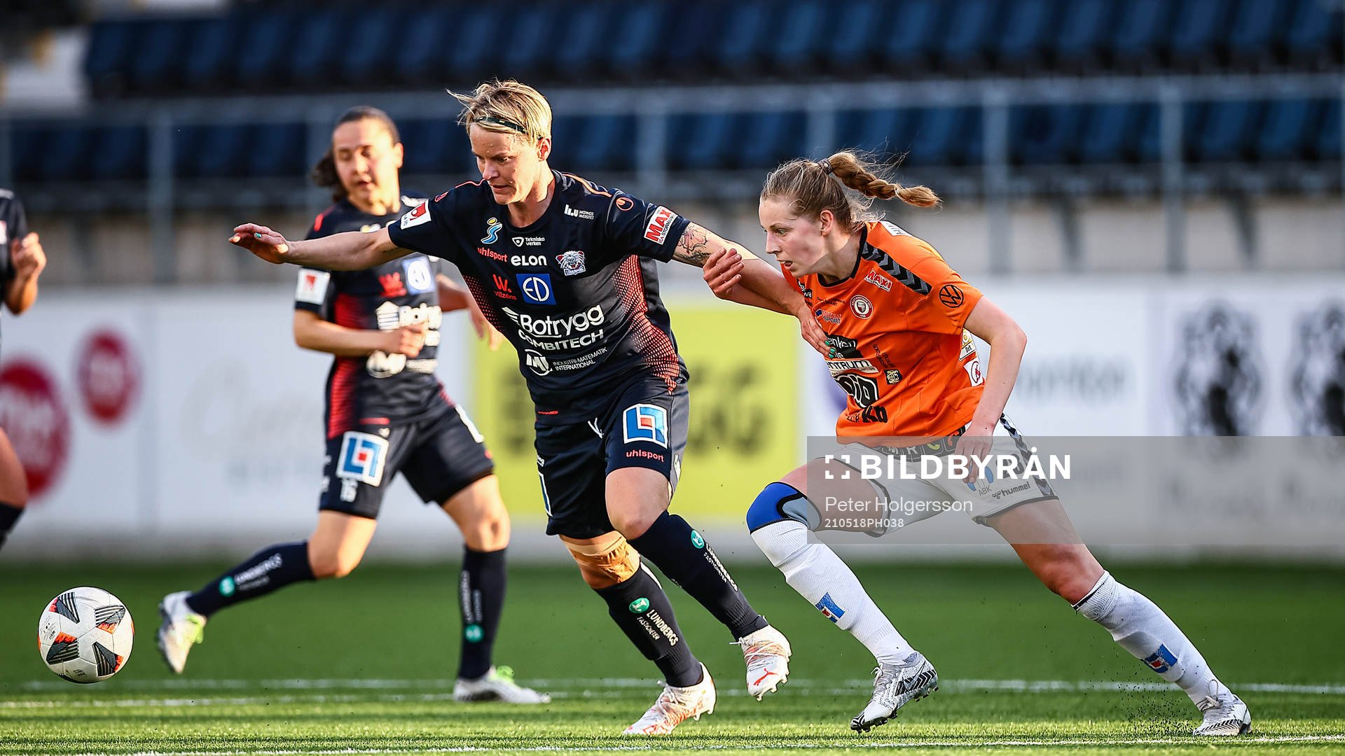 Linköpings Nilla Fischer och Kristianstads Amanda Edgren