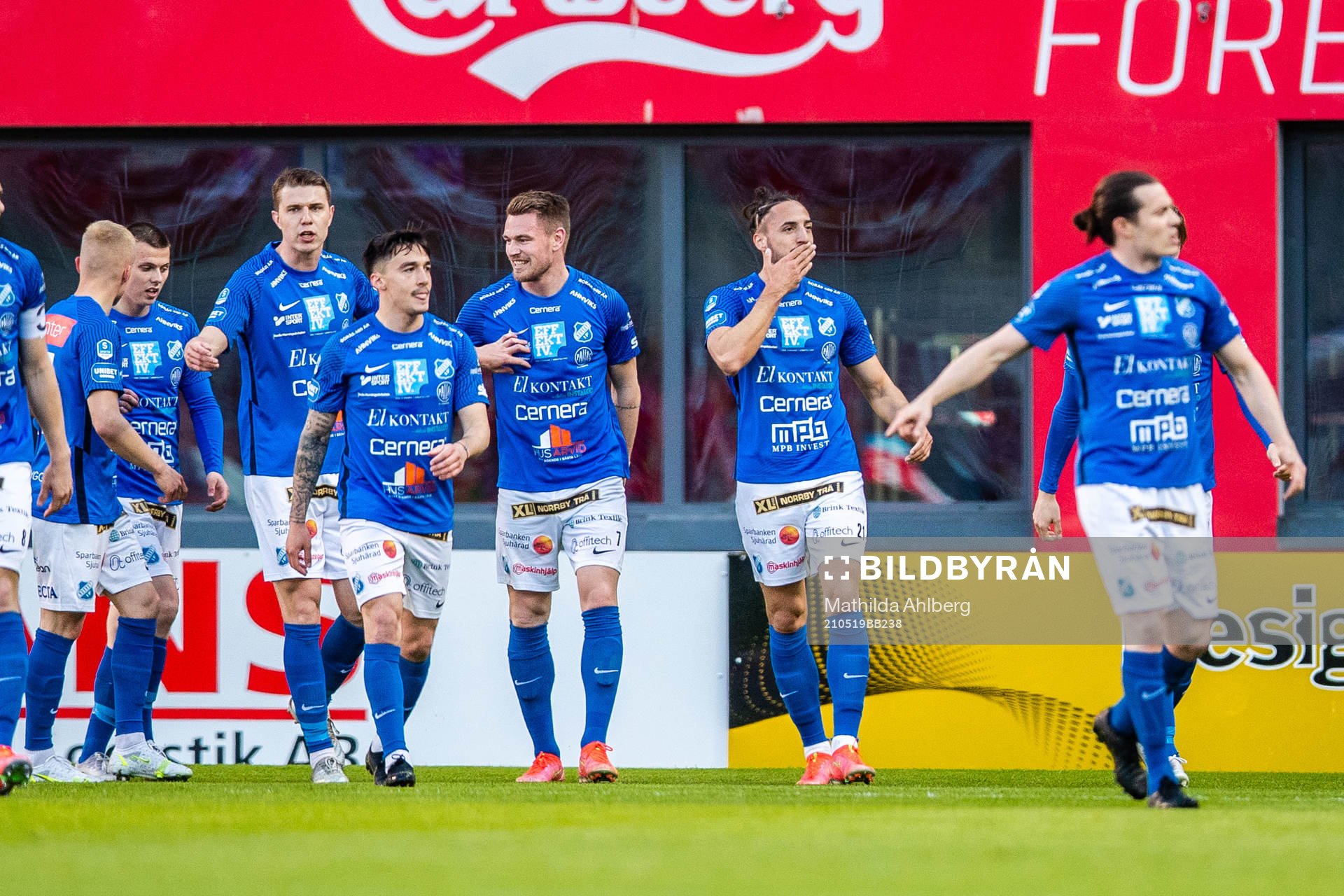 under fotbollsmatchen i Superettan mellan Helsingborg och