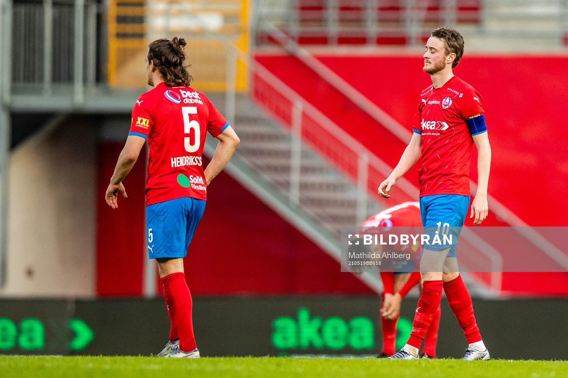 Helsingborgs Brandur Hendriksson Olsen och Rasmus Jönsson