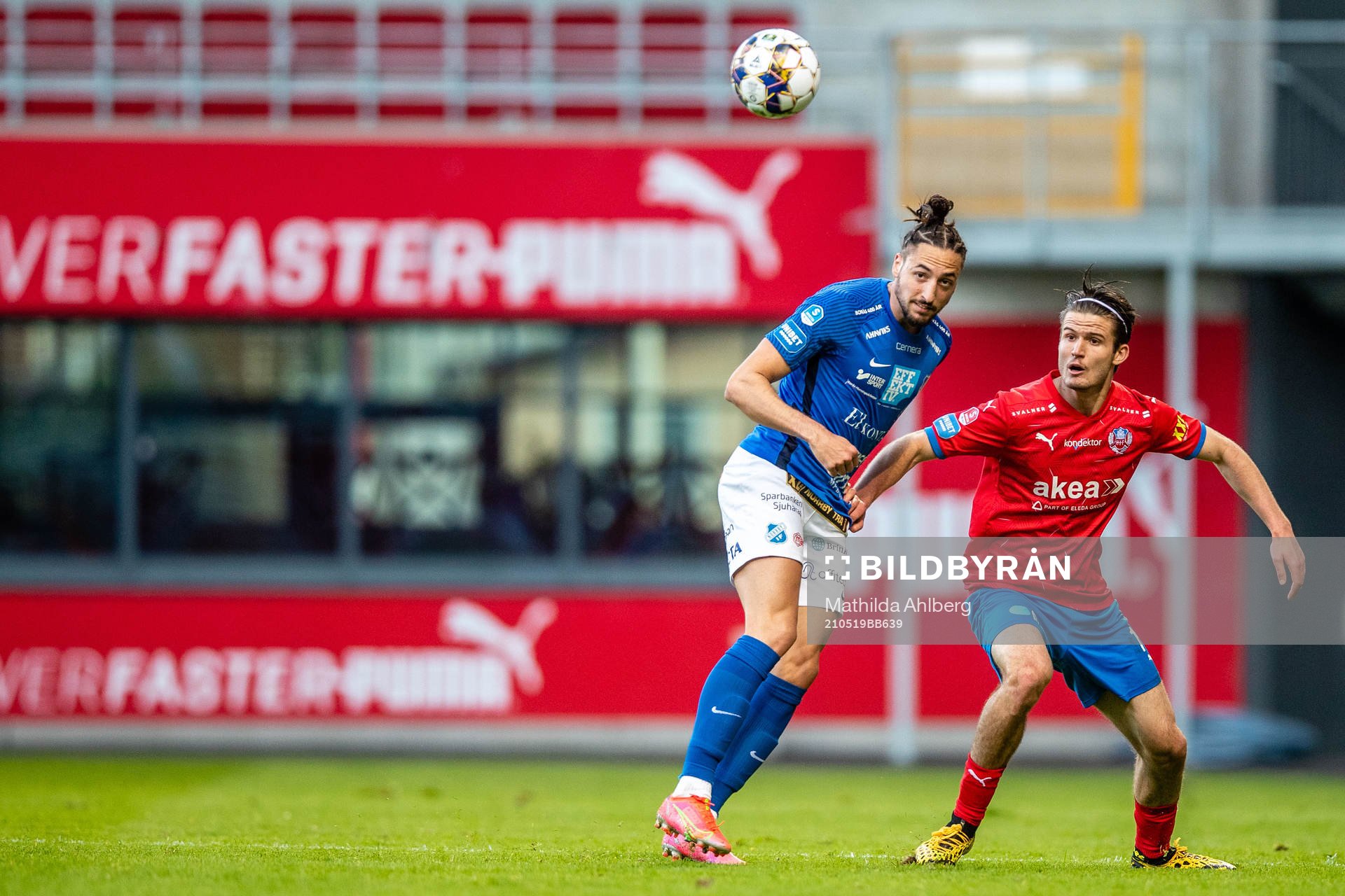 Norrbys Dijan Vukojevic och Helsingborgs Wilhelm Loeper