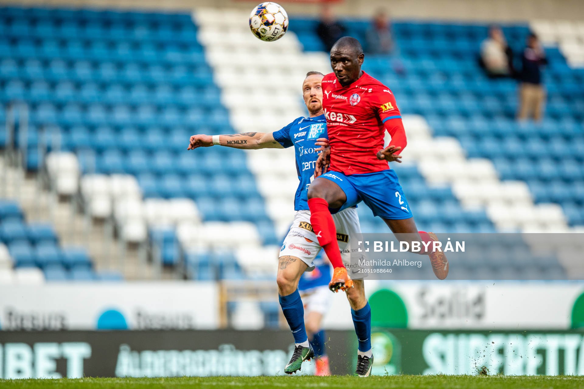 Norrbys Max Olsson och Helsingborgs Ravy Tsouka-Dozi