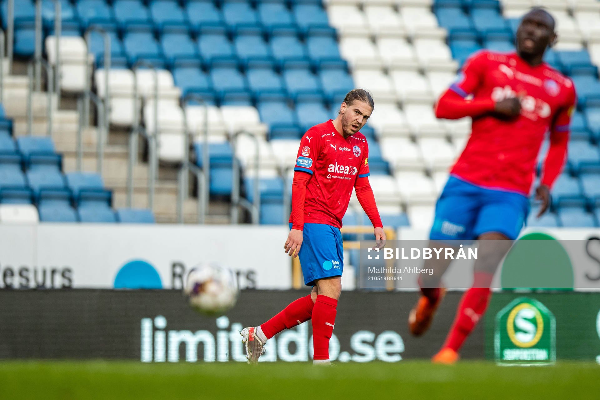Helsingborgs Charlie Weberg deppar