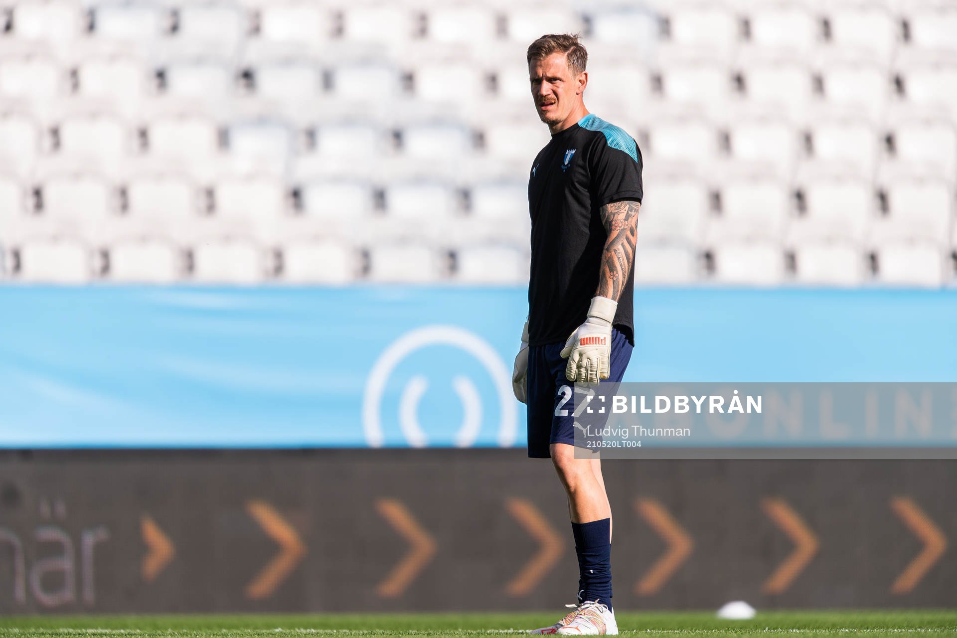 Malmö FFs målvakt Johan Dahlin