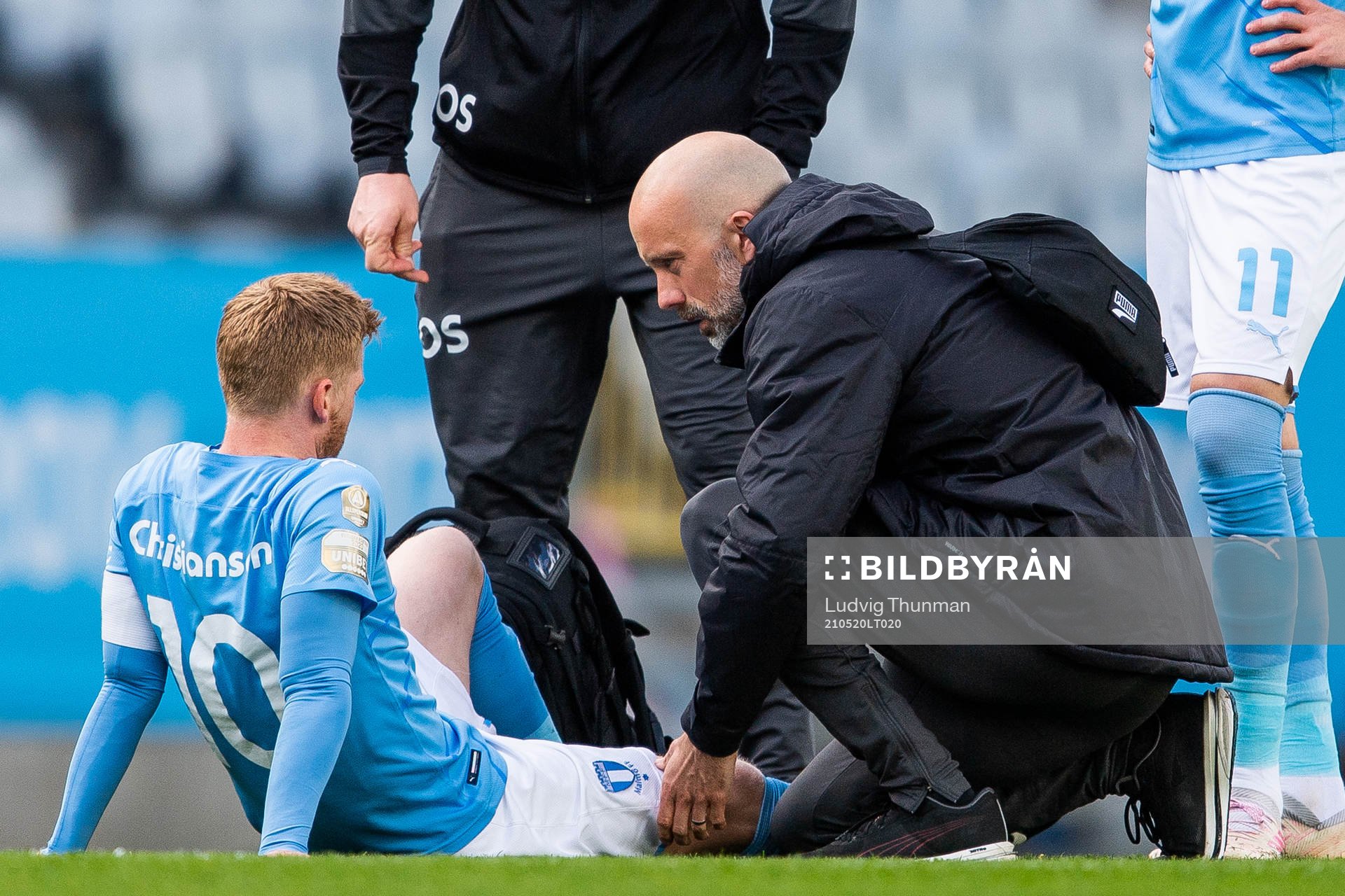 Malmö FFs Anders Christiansen får vård