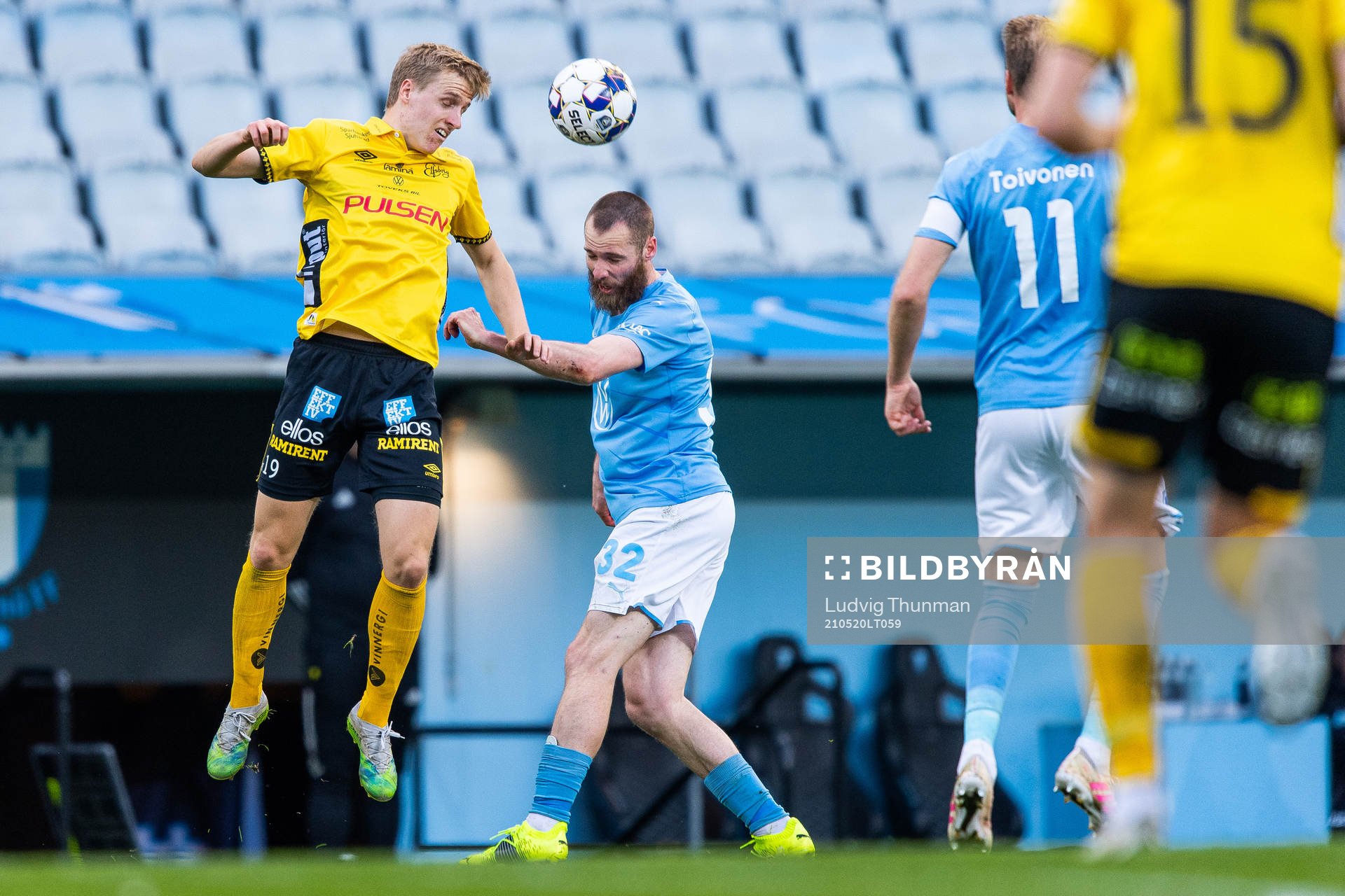 Elfsborgs Jeppe Møldrup Okkels och Malmö FFs Jo Inge