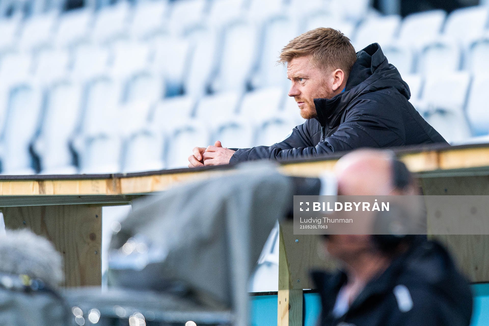 Malmö FFs Anders Christiansen på läktaren