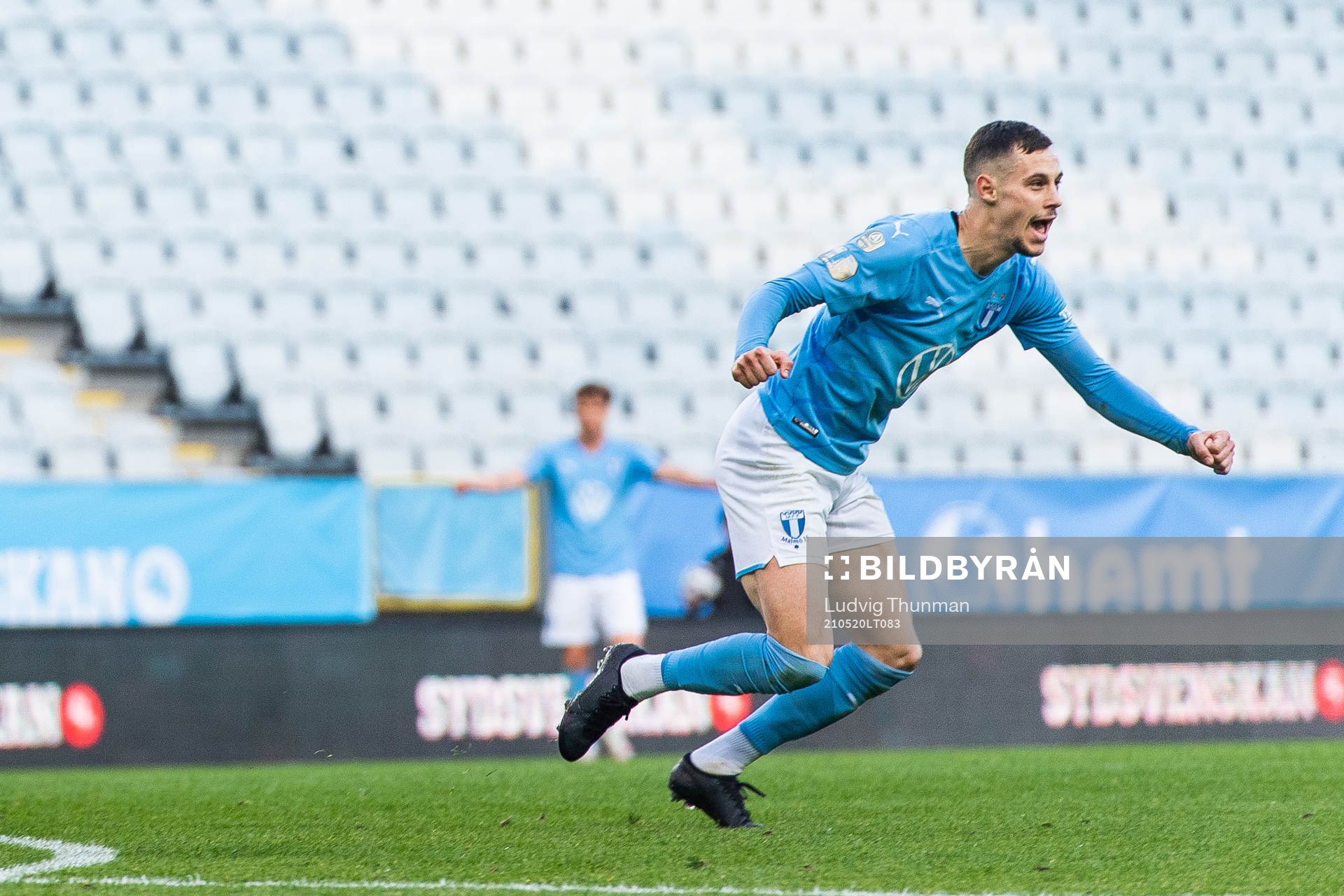 Malmö FFs Veljko Birmancevic jublar