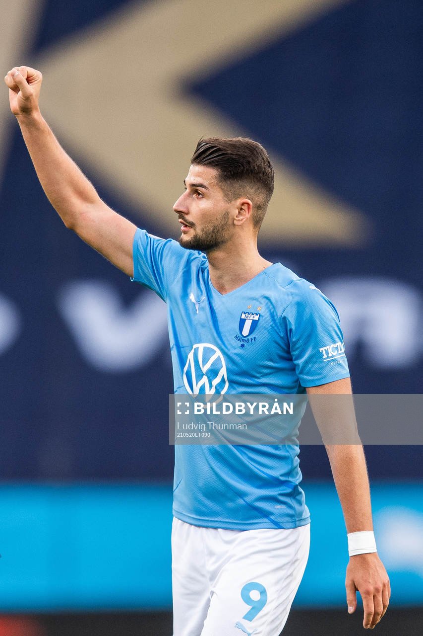Malmö FFs  Antonio Colak jublar