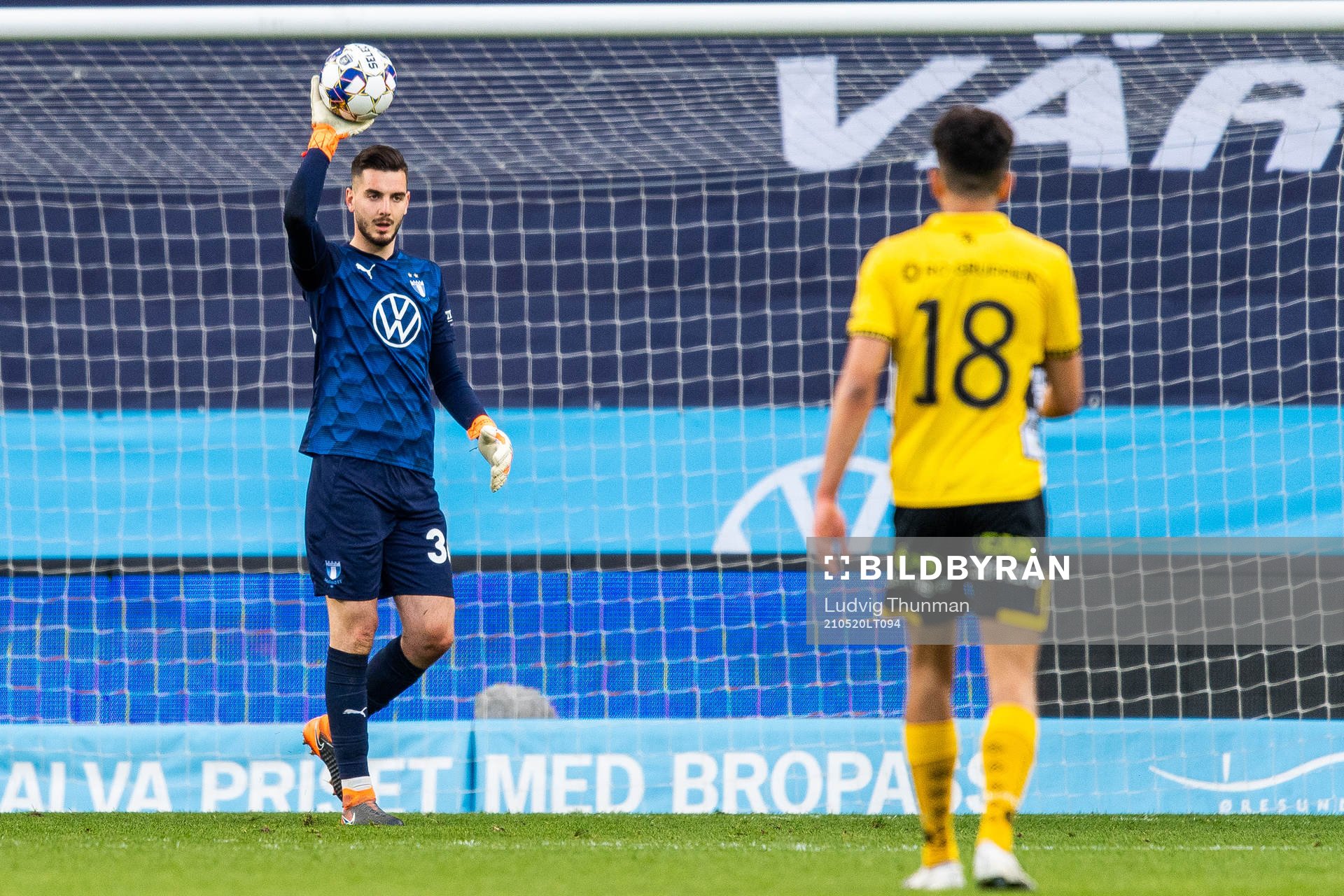 Malmö FFs målvakt Marko Johansson