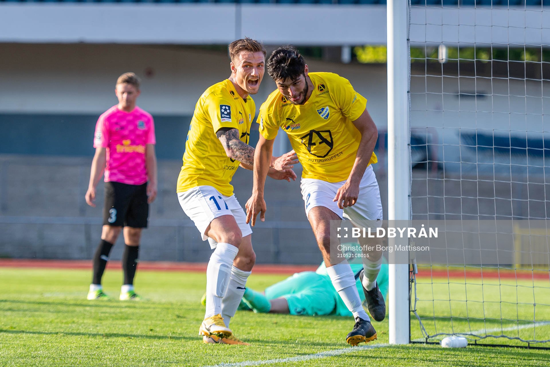IFK Malmös Jesper Rindmo och Geronimo Balint jublar
