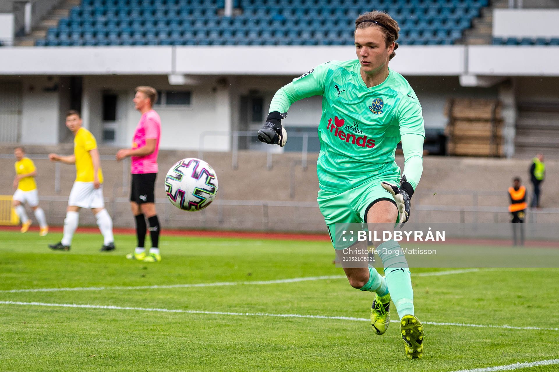 Lunds målvakt Isak Skarlund