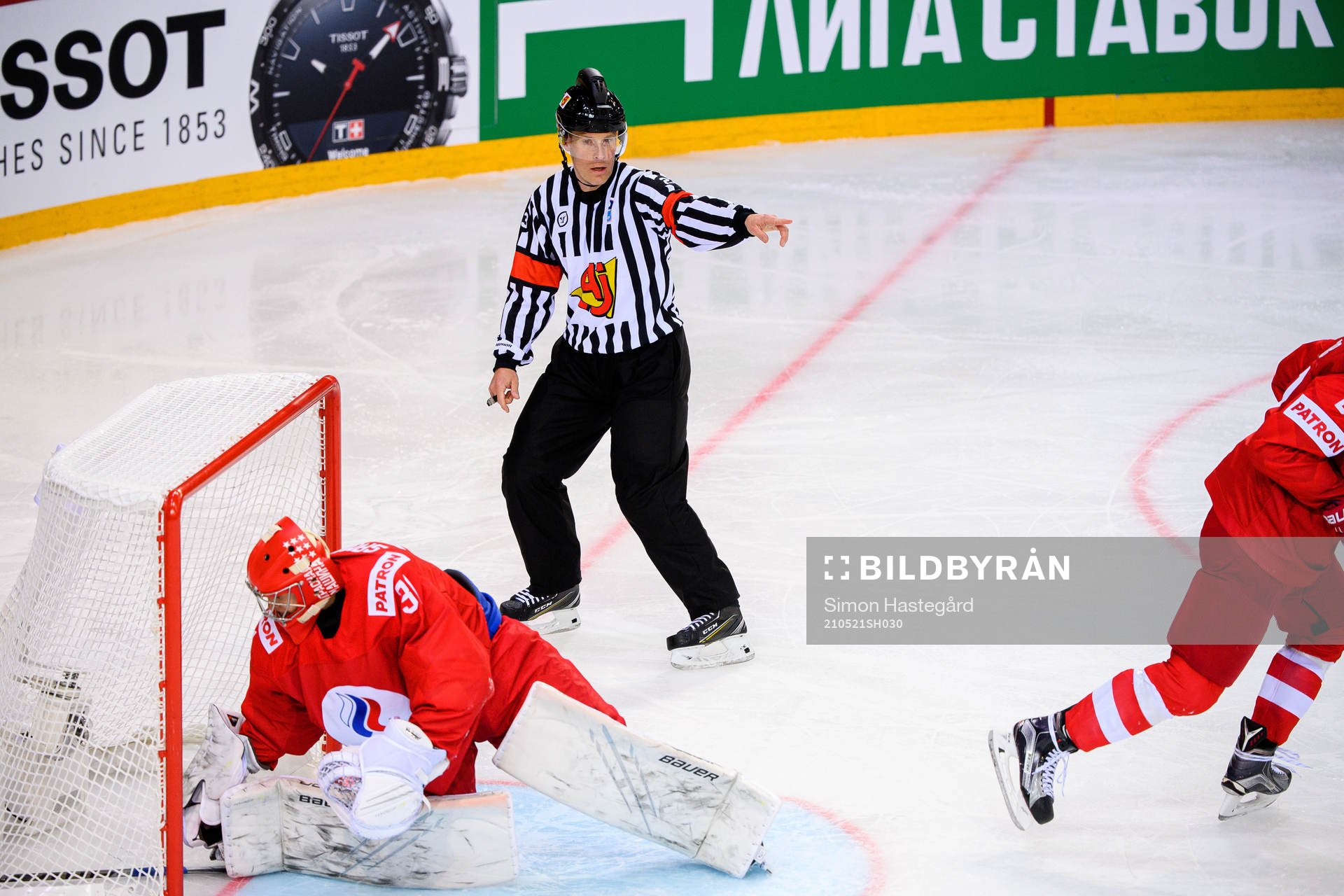 Referee Tobias Björk