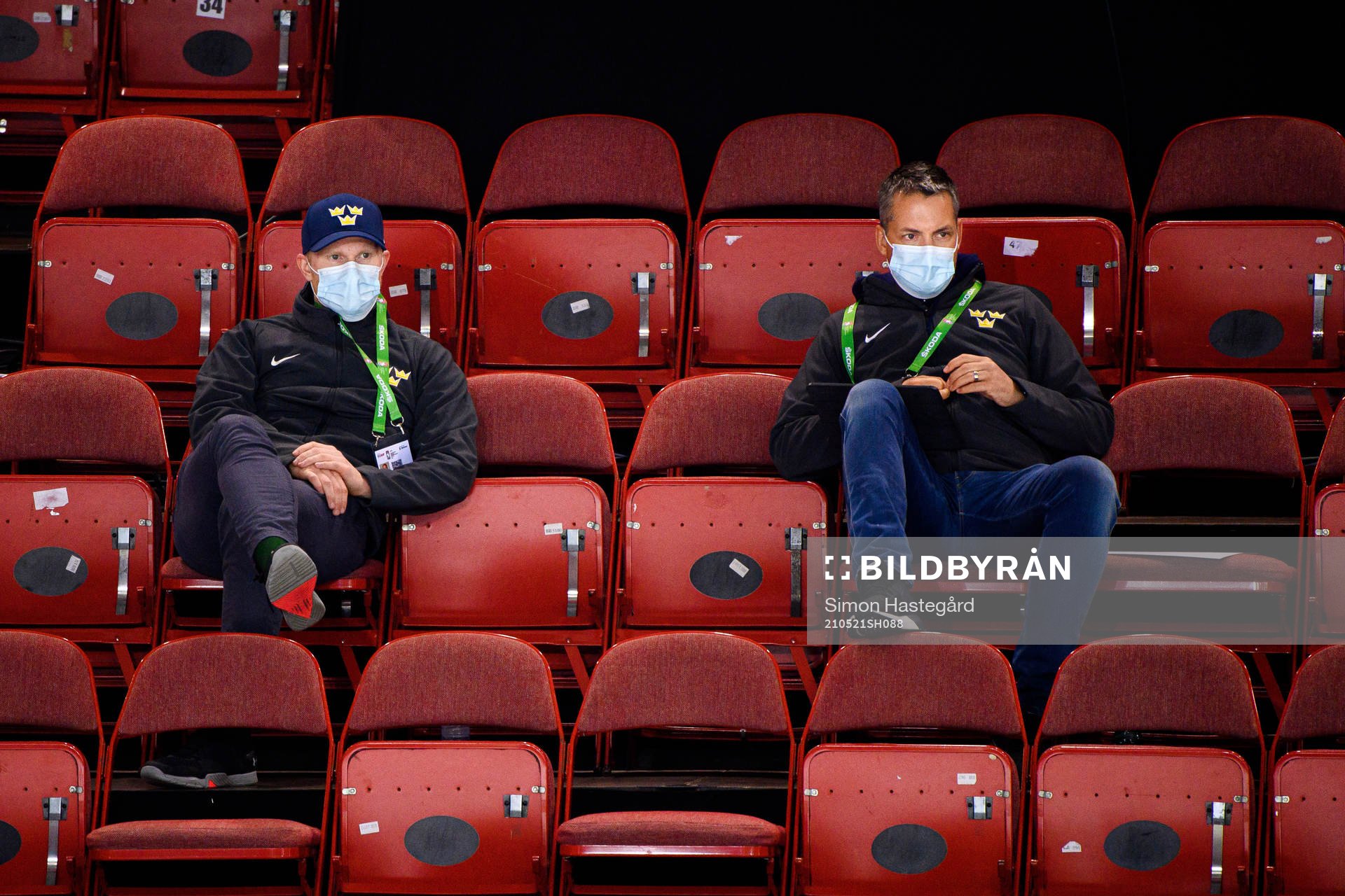 Adam Almqvist Andersson, Video Coach and Tomas Montén of