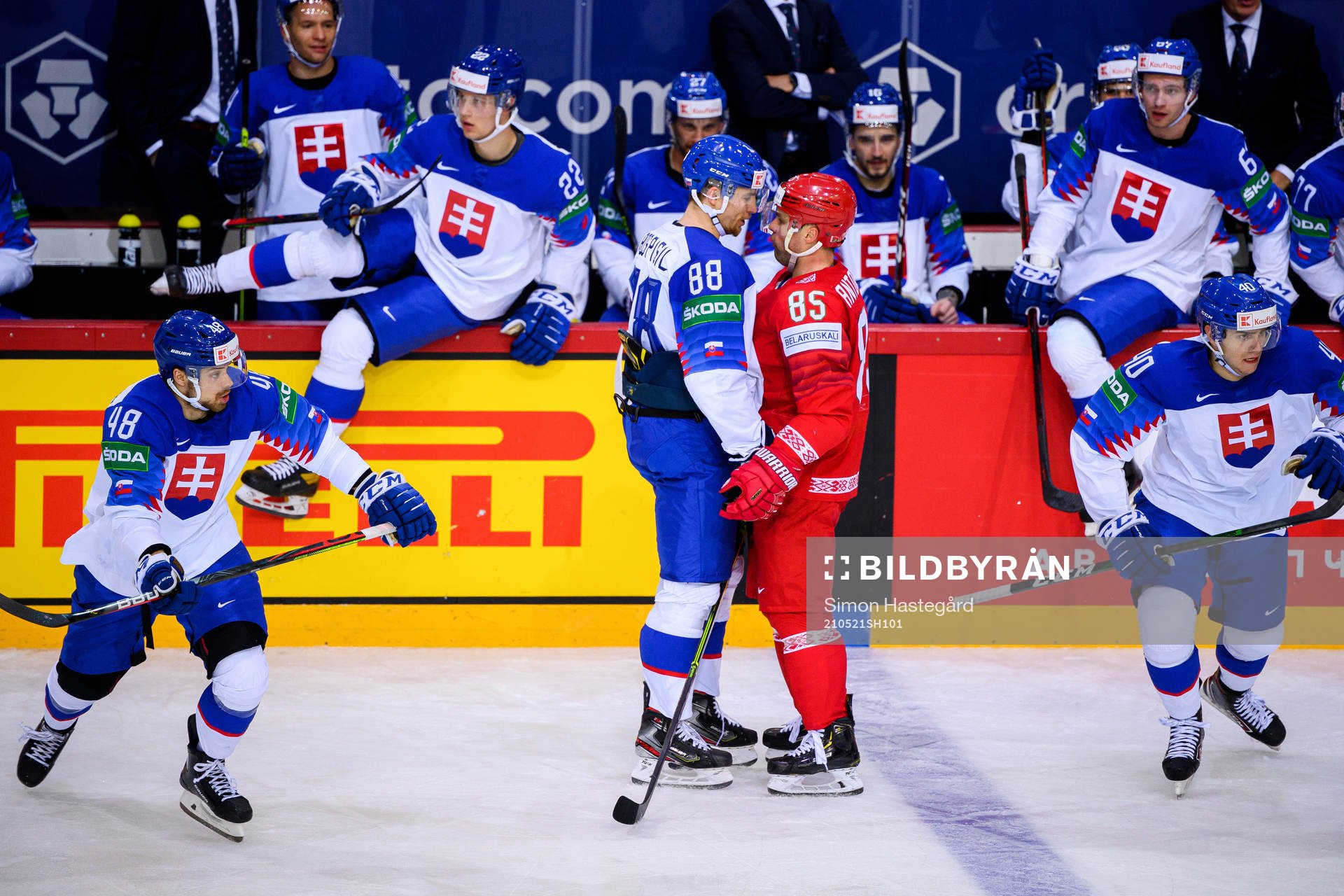 Kristian Pospisil of Slovakia and Andrei Antonov of Belarus