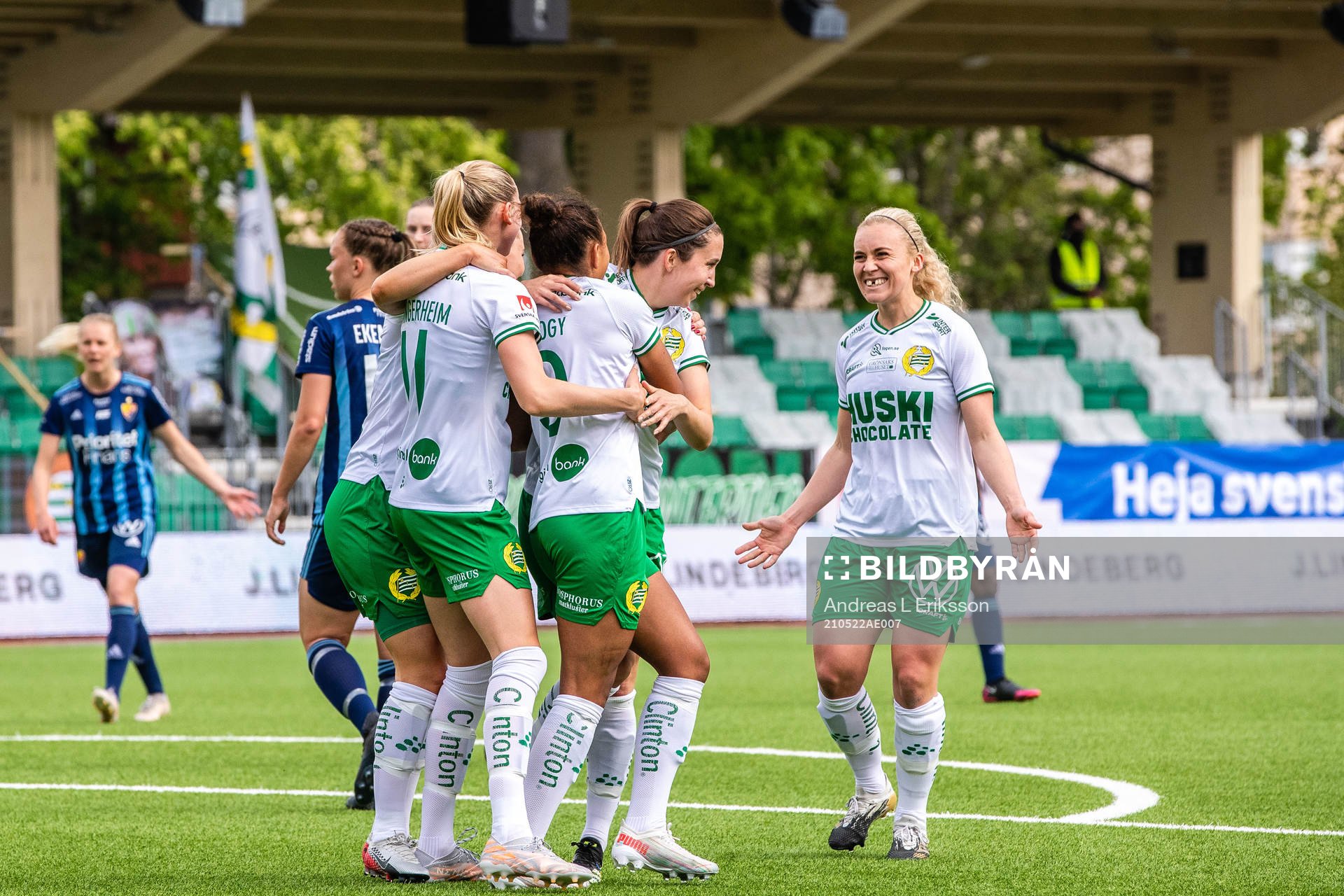 Hammarbys Madelen Janogy jublar