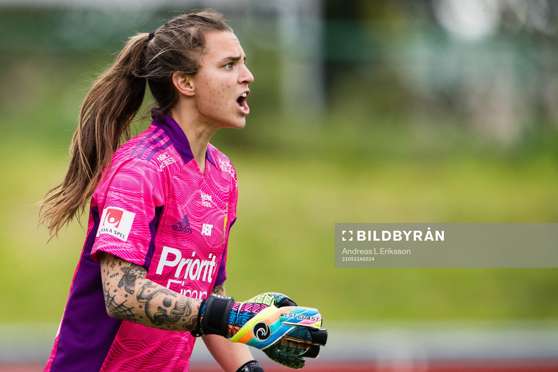 Djurgårdens målvakt Kelsey Daugherty