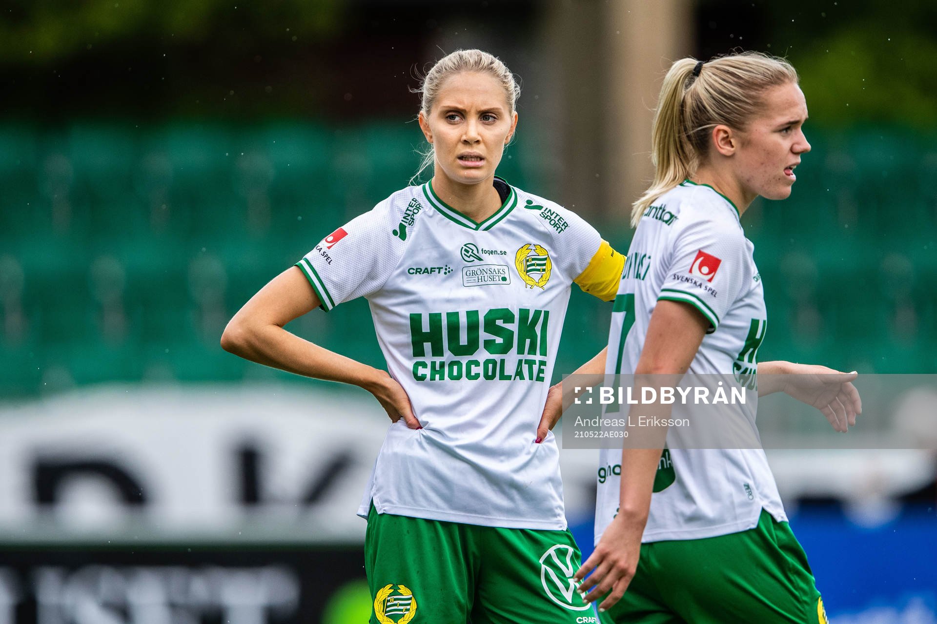Hammarbys Alice Carlsson och Hanna Lundkvist deppar