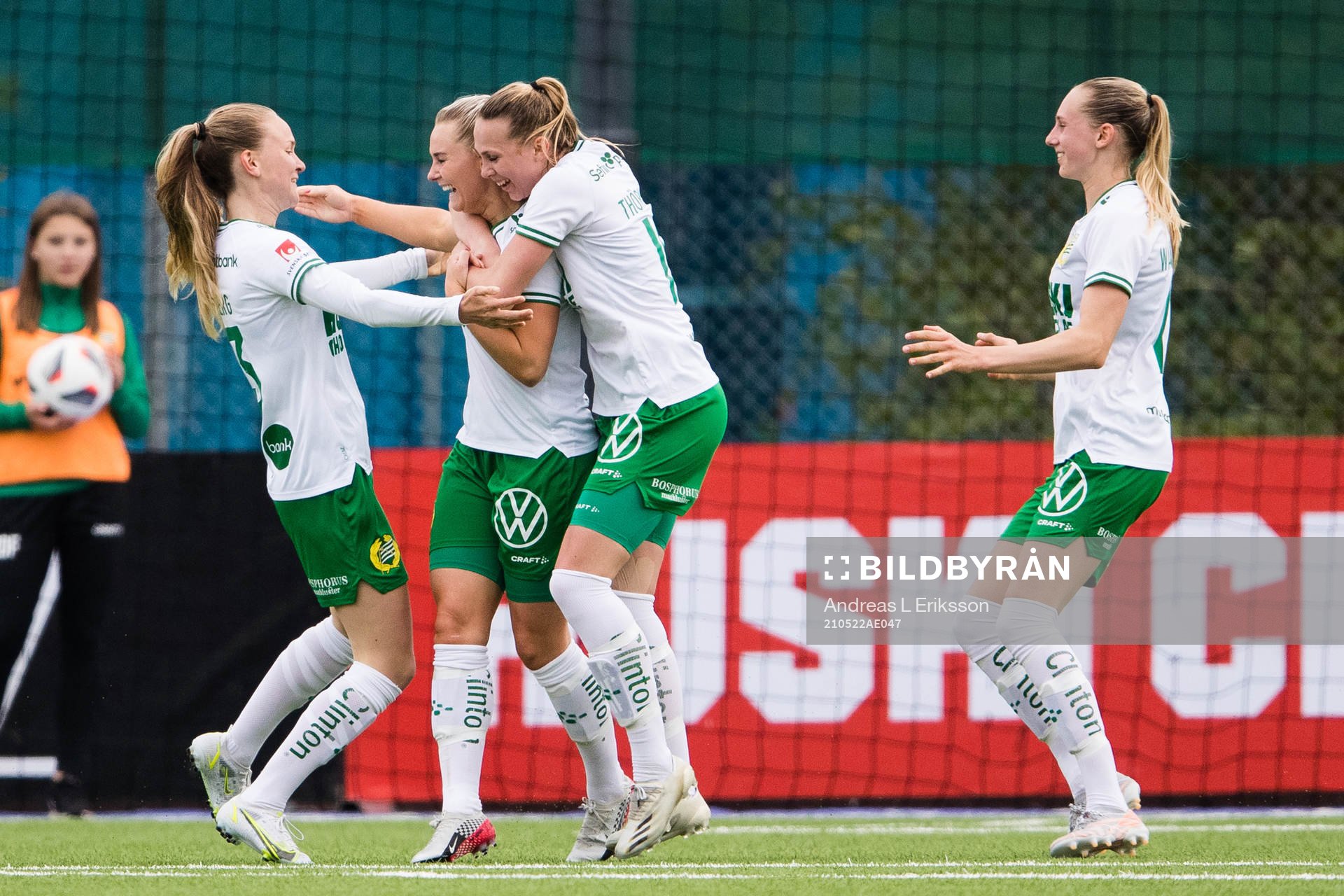 Hammarbys Emma Jansson jublar